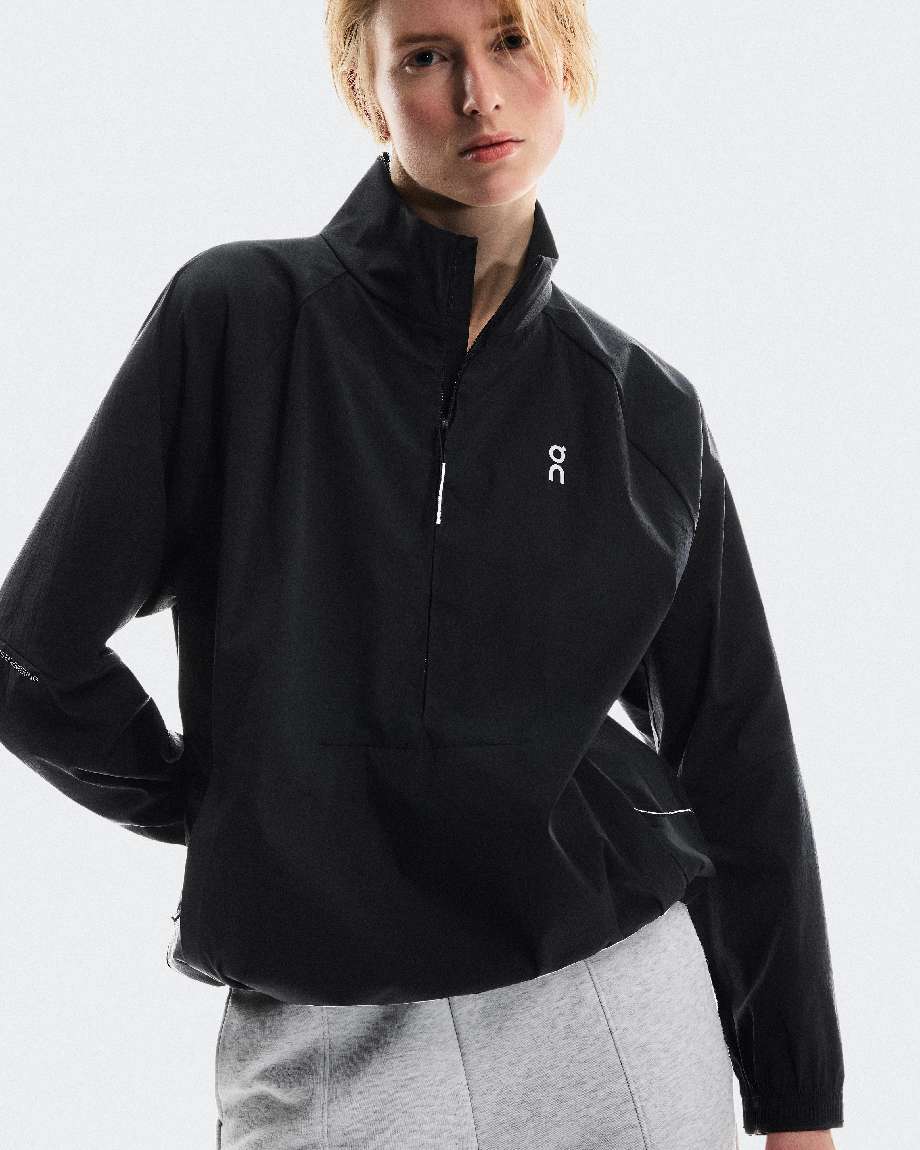 On All-Day 1/2 Zip Jacket Black Femme Vestes