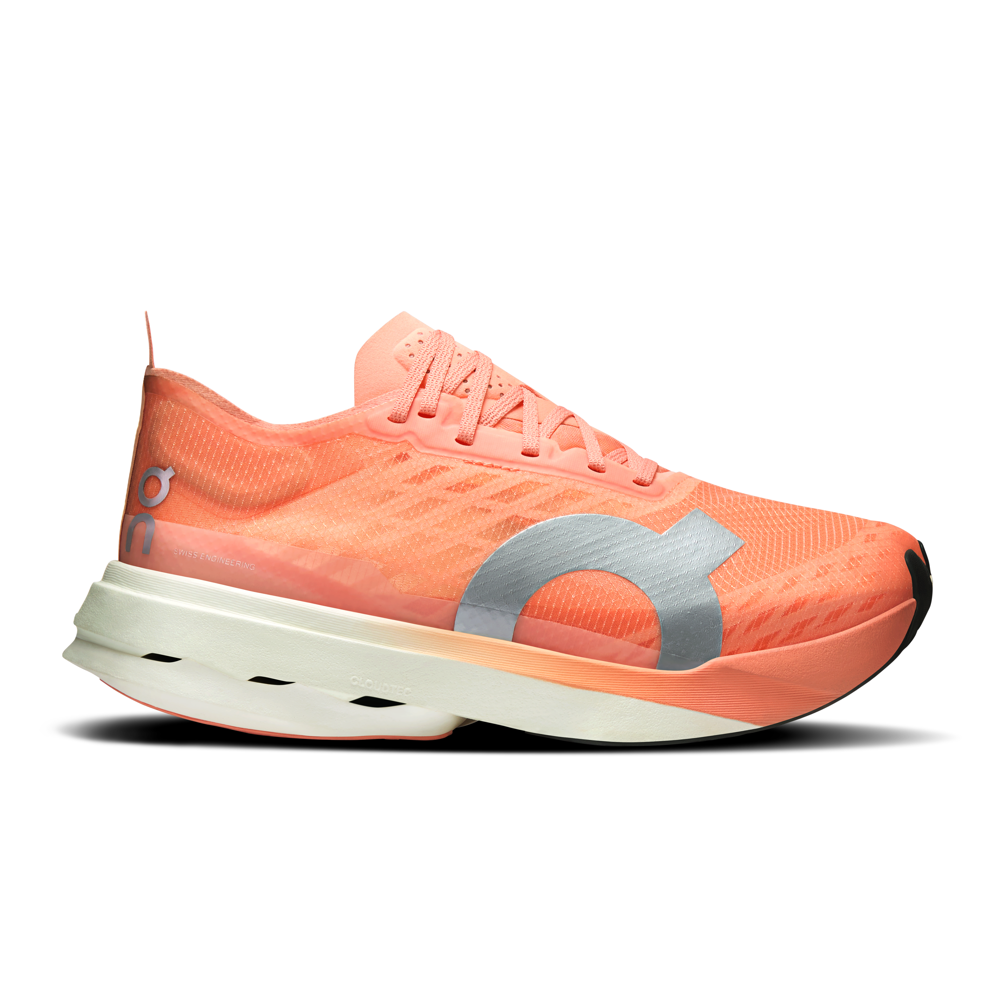On Cloudboom Strike Sunstone & White Femme – Running sur route, vitesse, marathons complets, compétition Chaussures