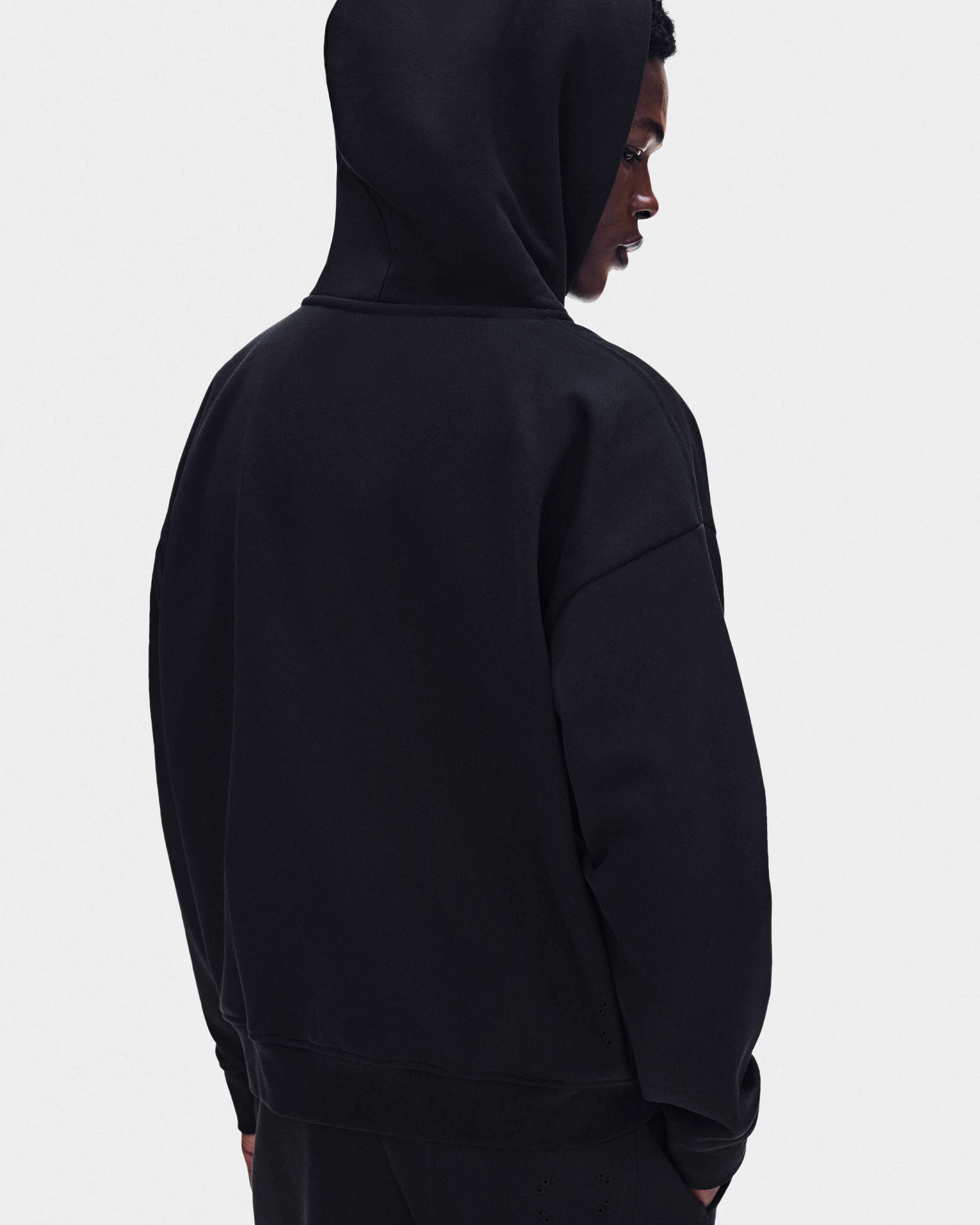 On Club Collective Full Zip Hoodie Black Homme Sweats à capuche et sweats