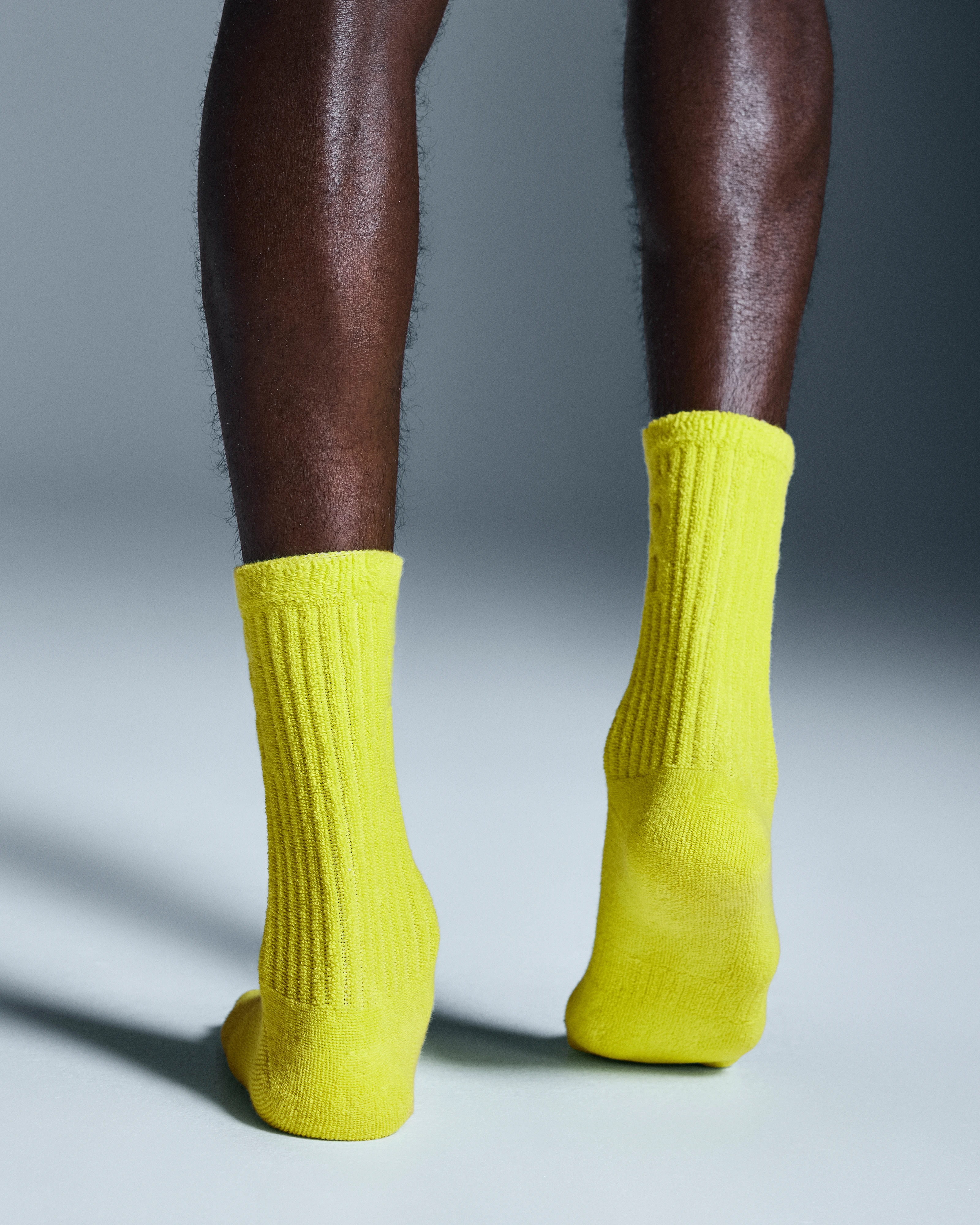 On Terry Sock High Lime Unisexe Chaussettes