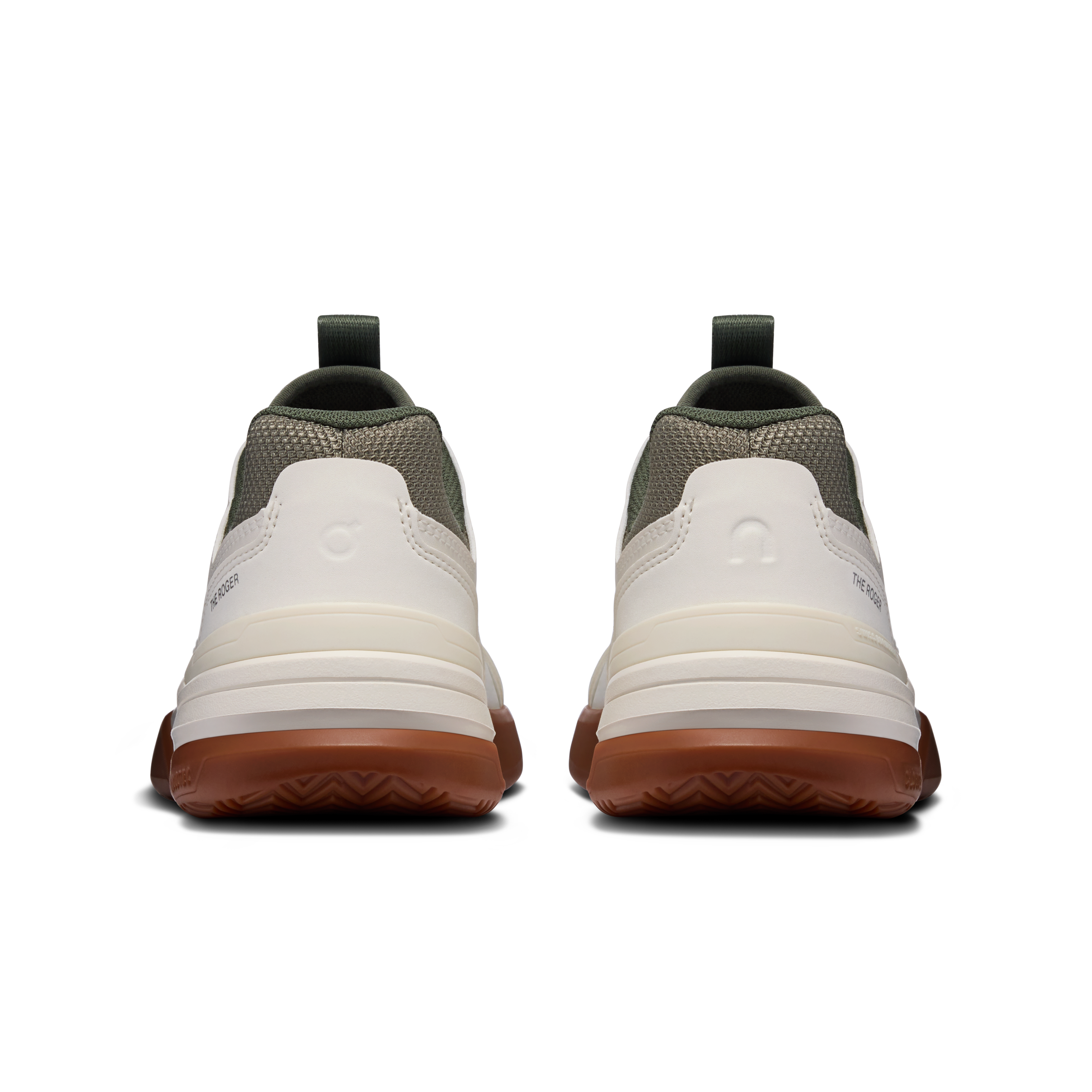 On THE ROGER Clubhouse Pro Youth Ivory & Olive Ados Active Life Chaussures