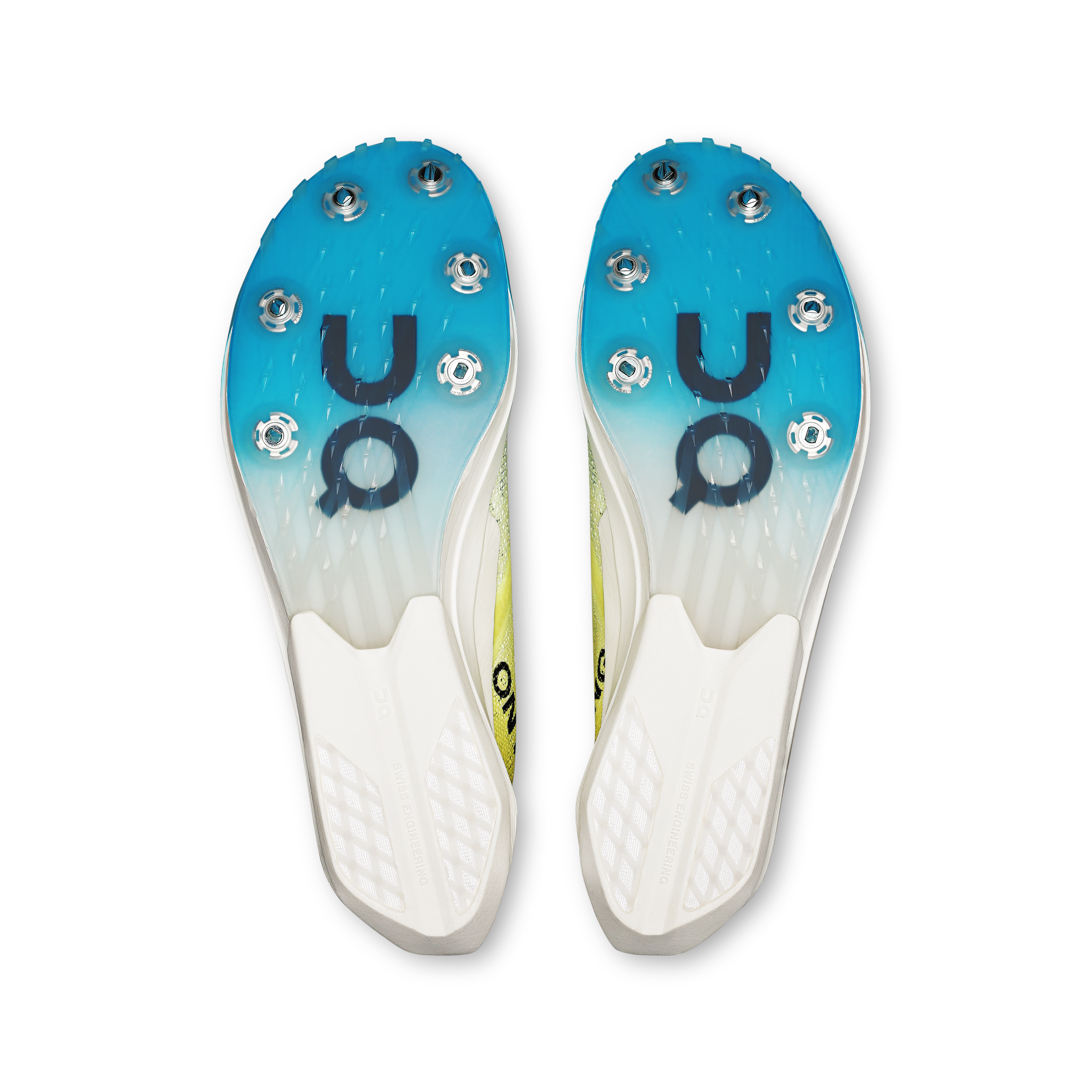 On Cloudspike Citius 2 Limelight & White Homme Athlétisme Chaussures
