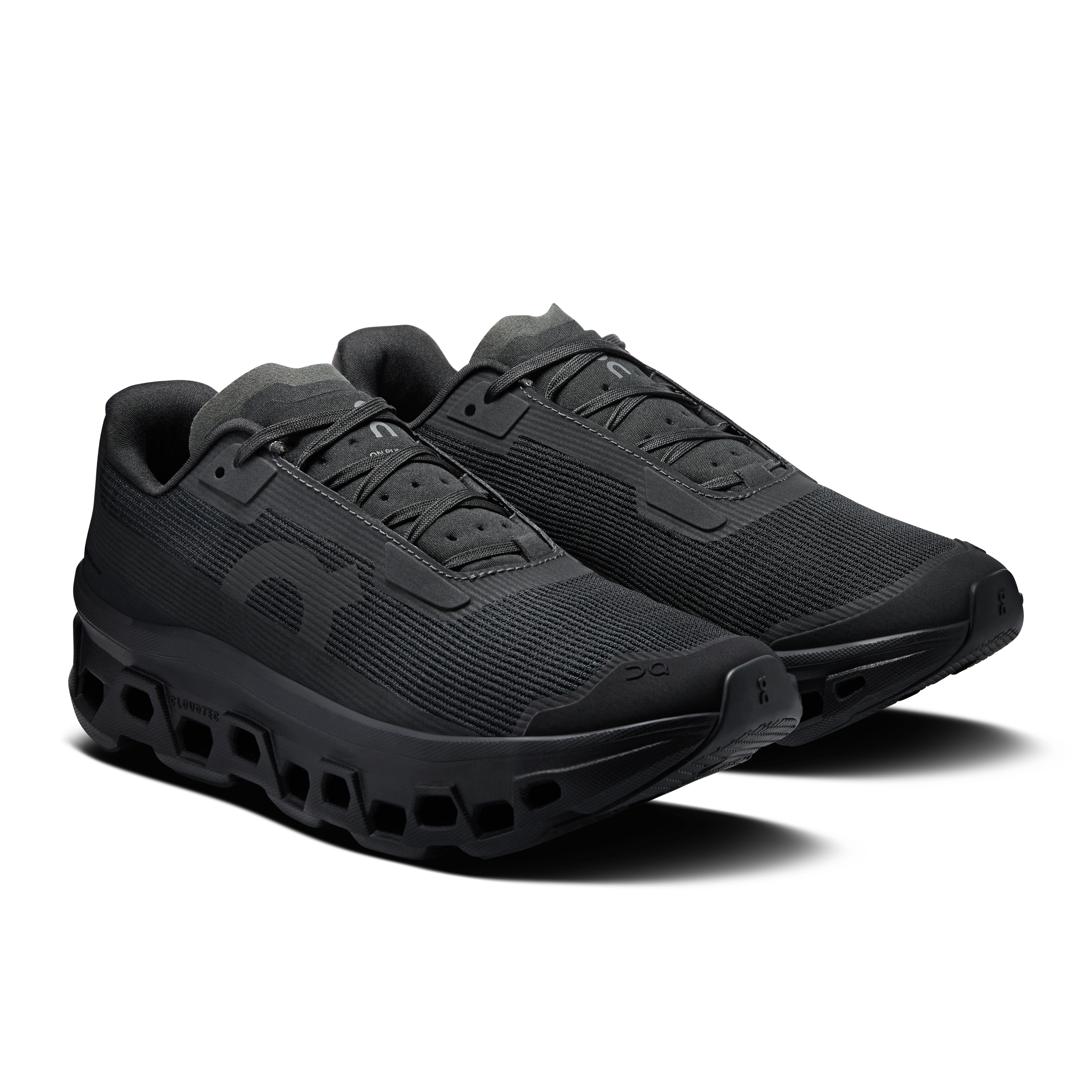 On Cloudmonster Void Black & Black Femme Active Life Chaussures