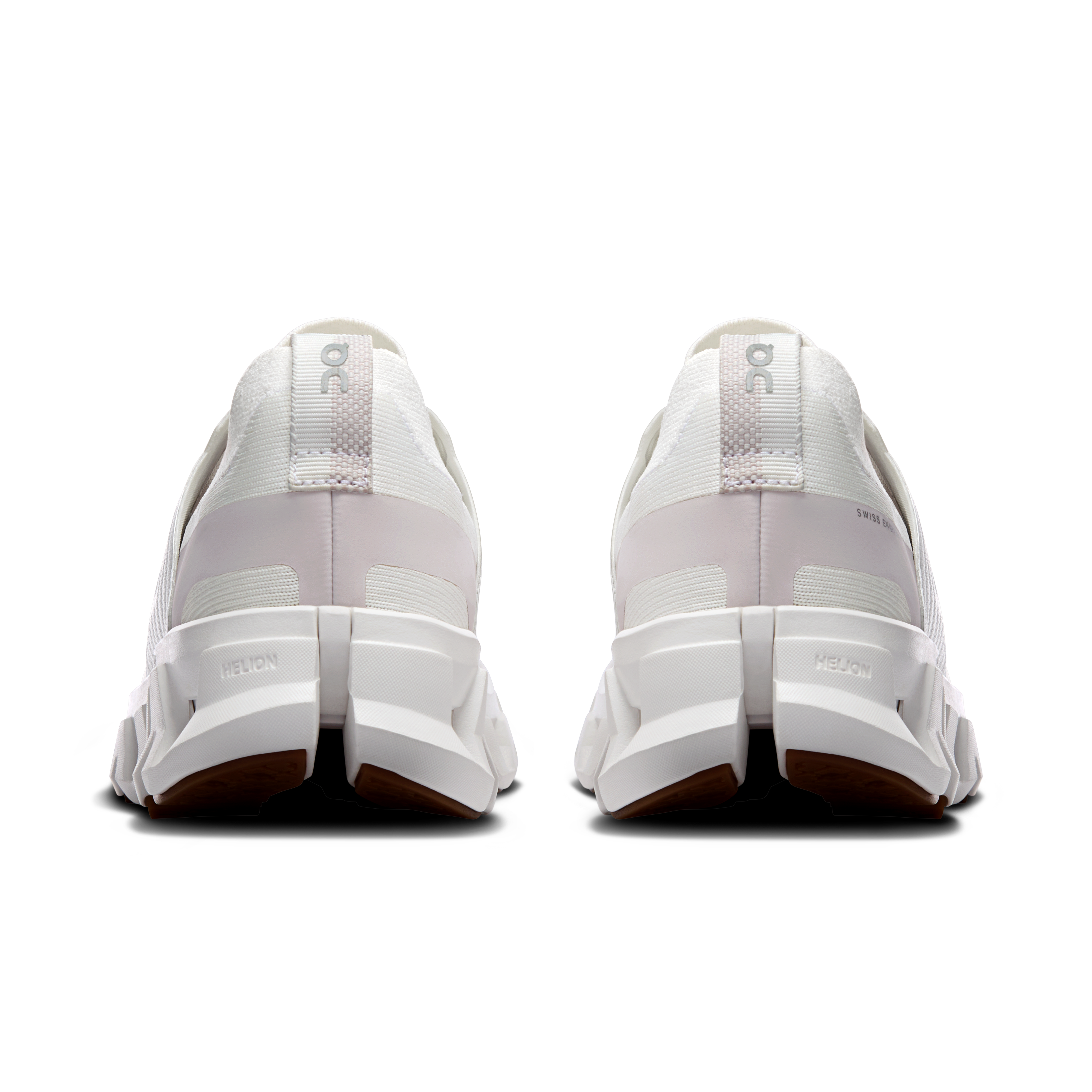 On Cloudswift 4 White & Lily Femme Running sur route Chaussures
