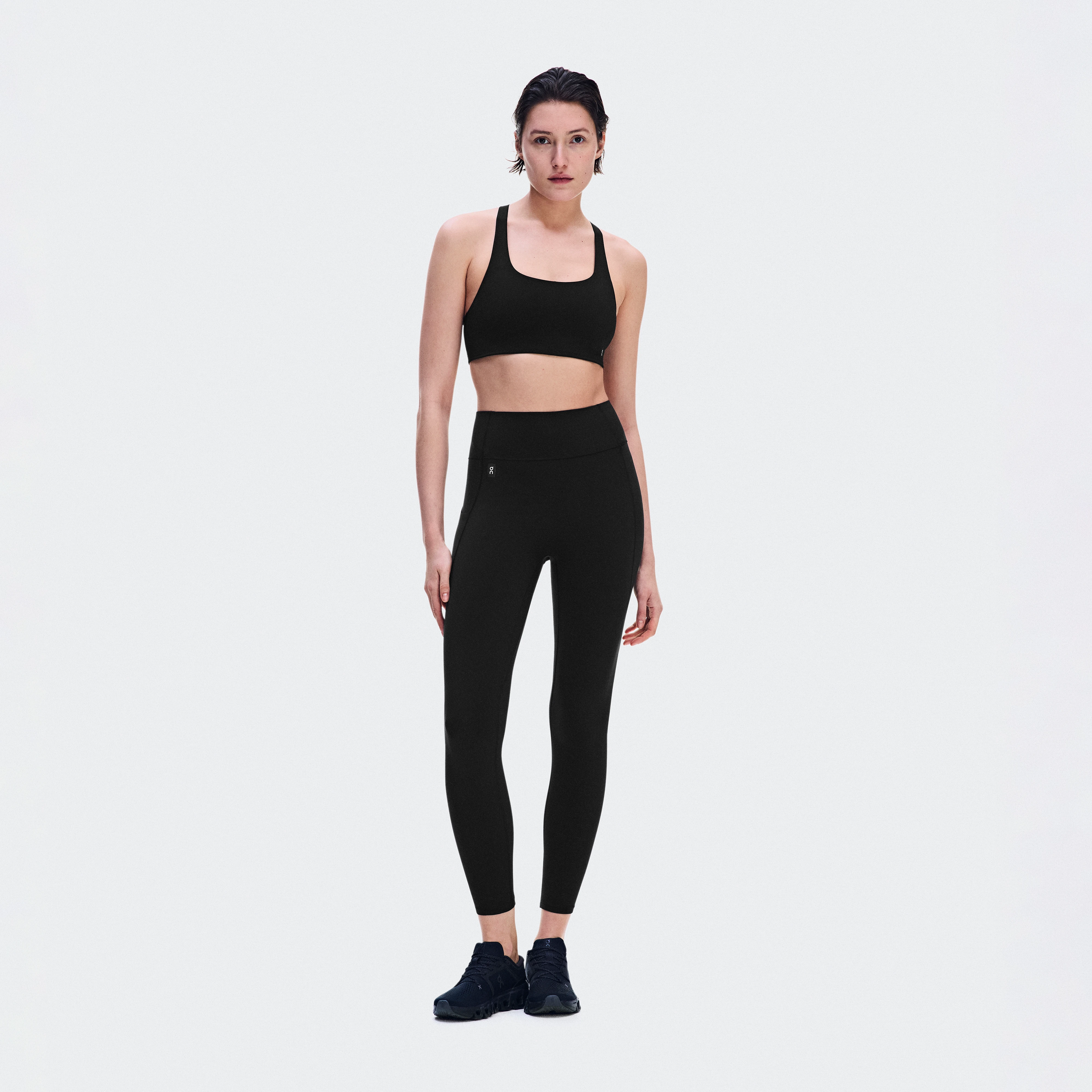 On Studio Leggings 7/8 Black Femme – Entraînement à faible impact Leggings