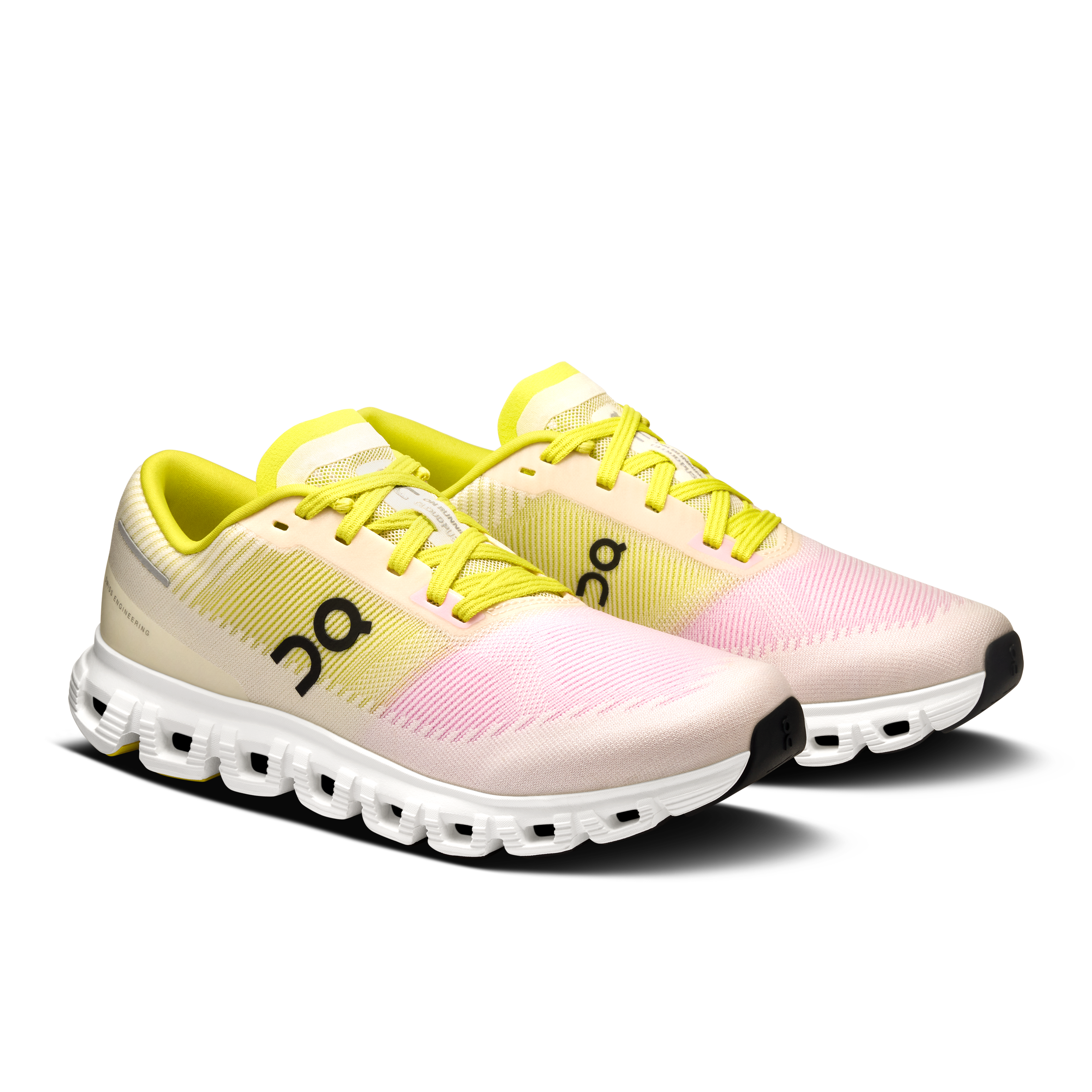On Cloud 6 Push Petal & Lime Femme Active Life Chaussures