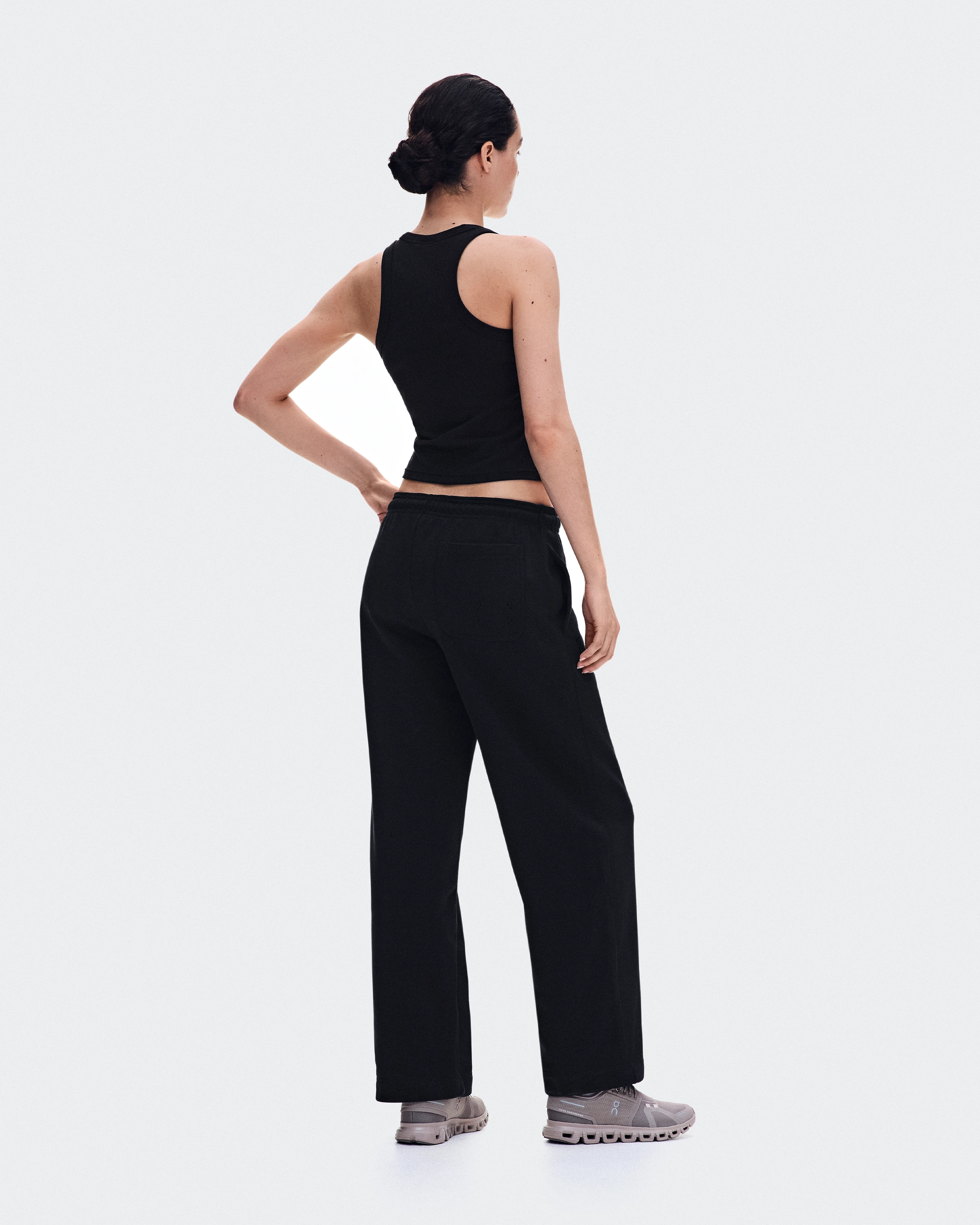 On All-Day Ribbed Tank Black Femme Hauts et t-shirts