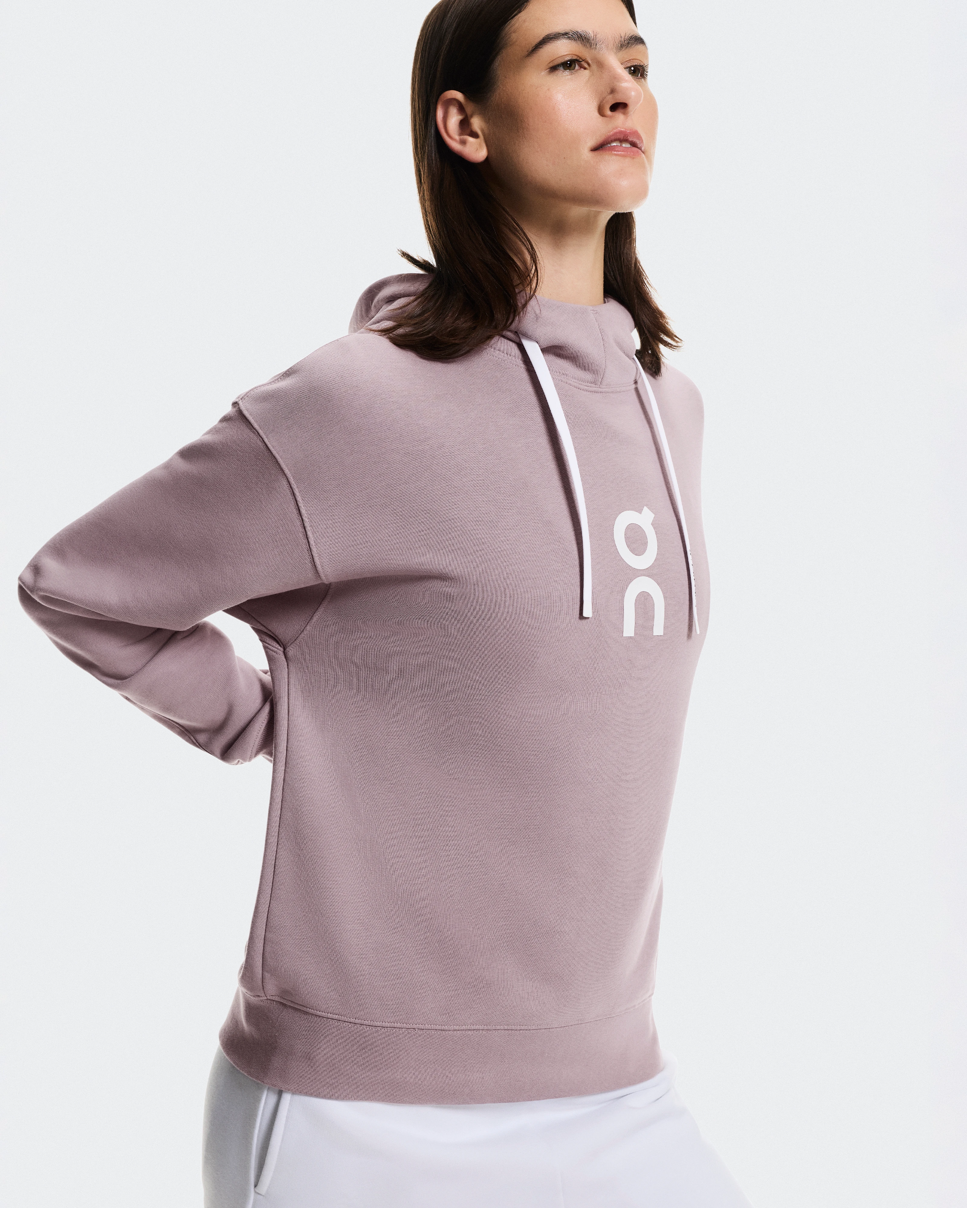 On Club Hoodie Heron Femme Sweats à capuche et sweats