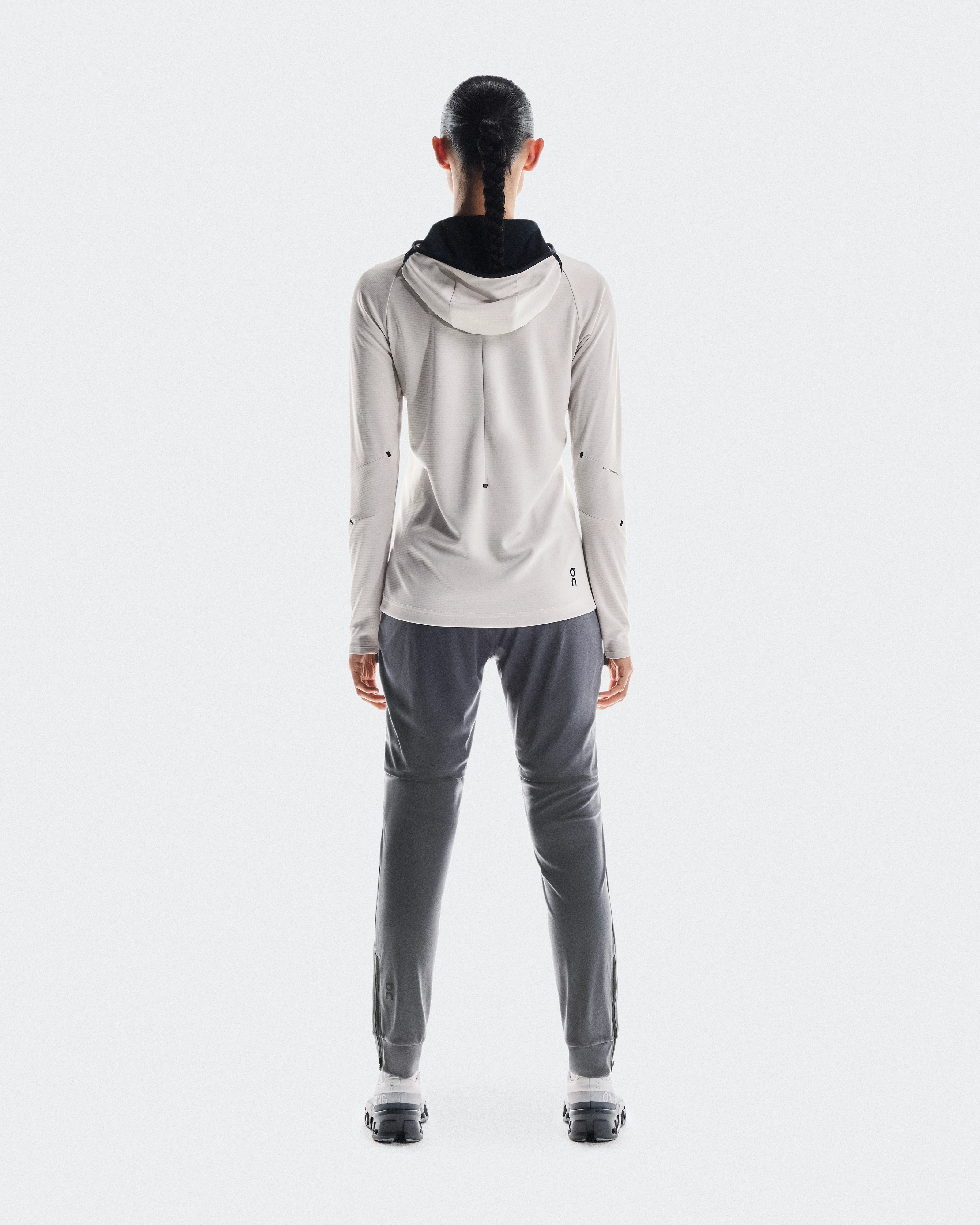 On Weather Pants Silver & Eclipse Femme Pantalons