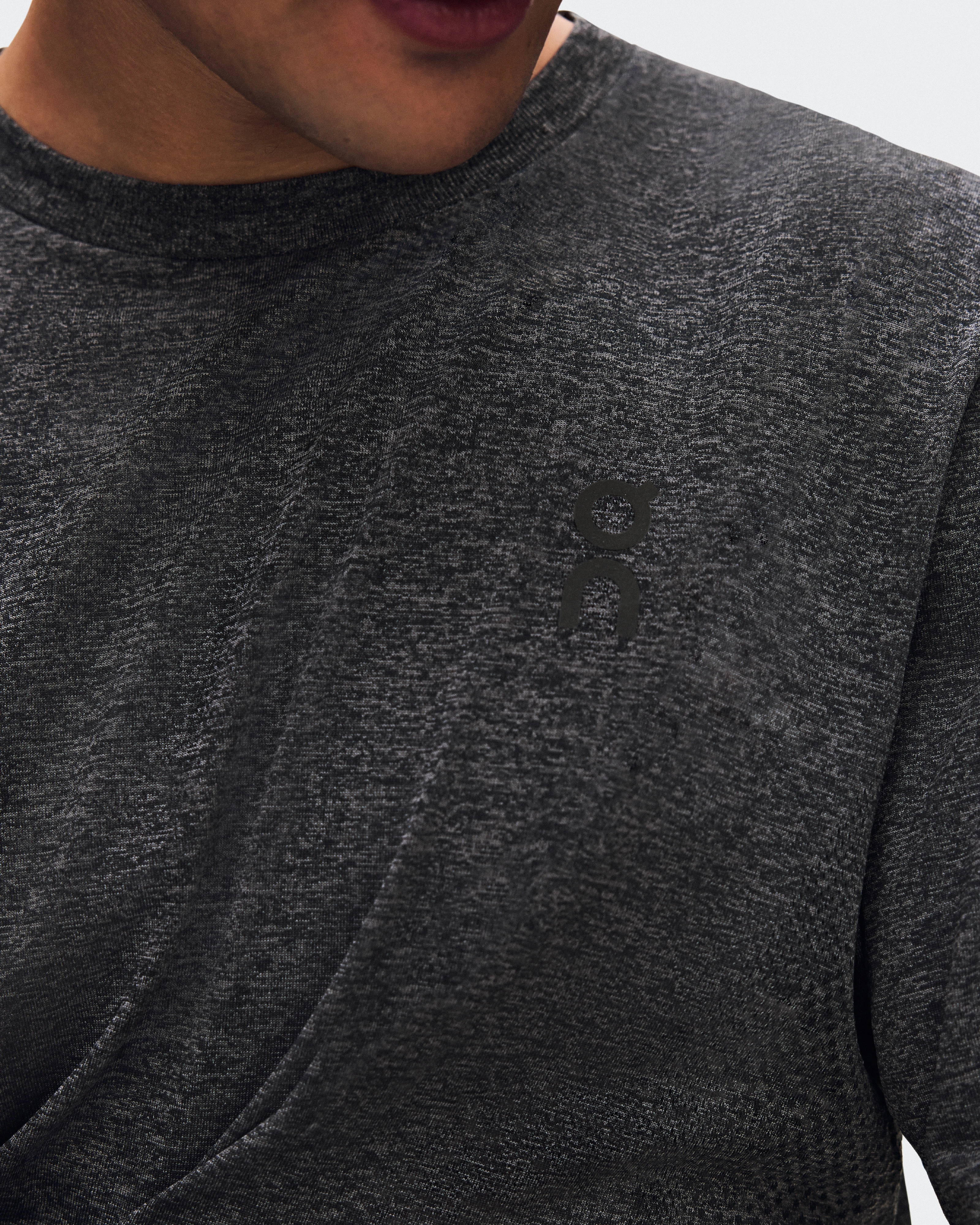 On Train Flex-T Ember Heather Homme Hauts et t-shirts