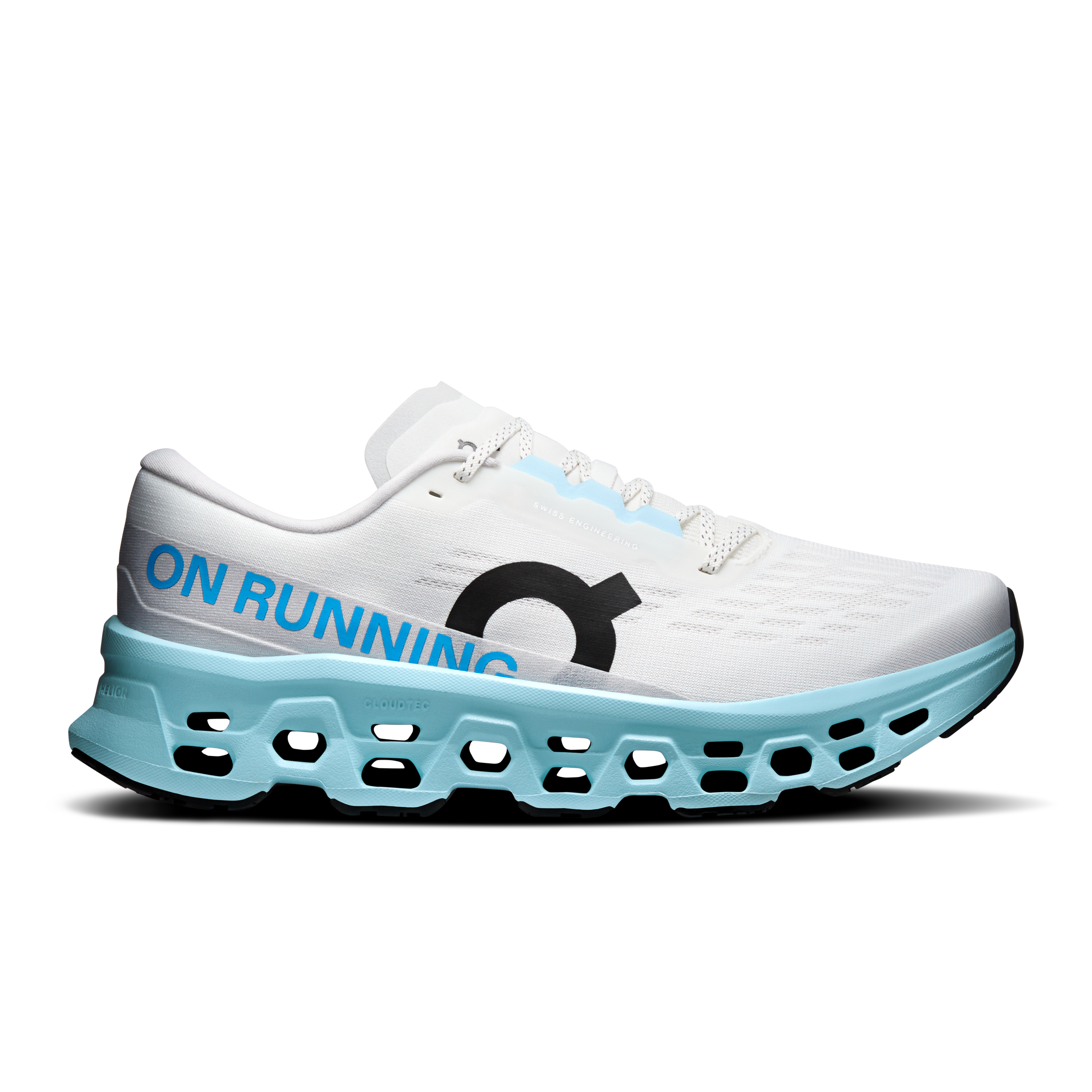 On Cloudmonster 3 Ivory & Topaz Homme – Running quotidien, foulées réactives Chaussures