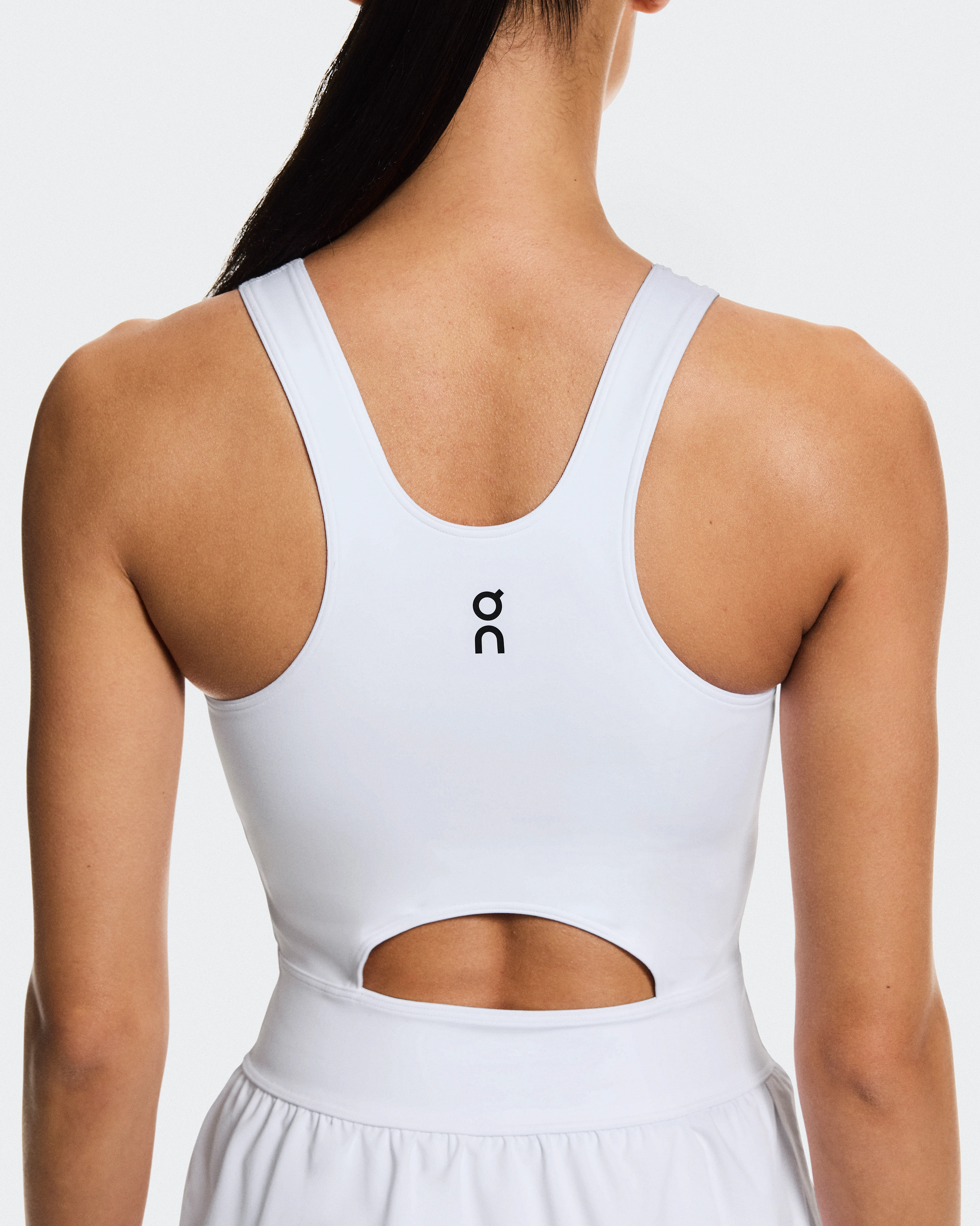 On Court Dress Split White Femme Robes
