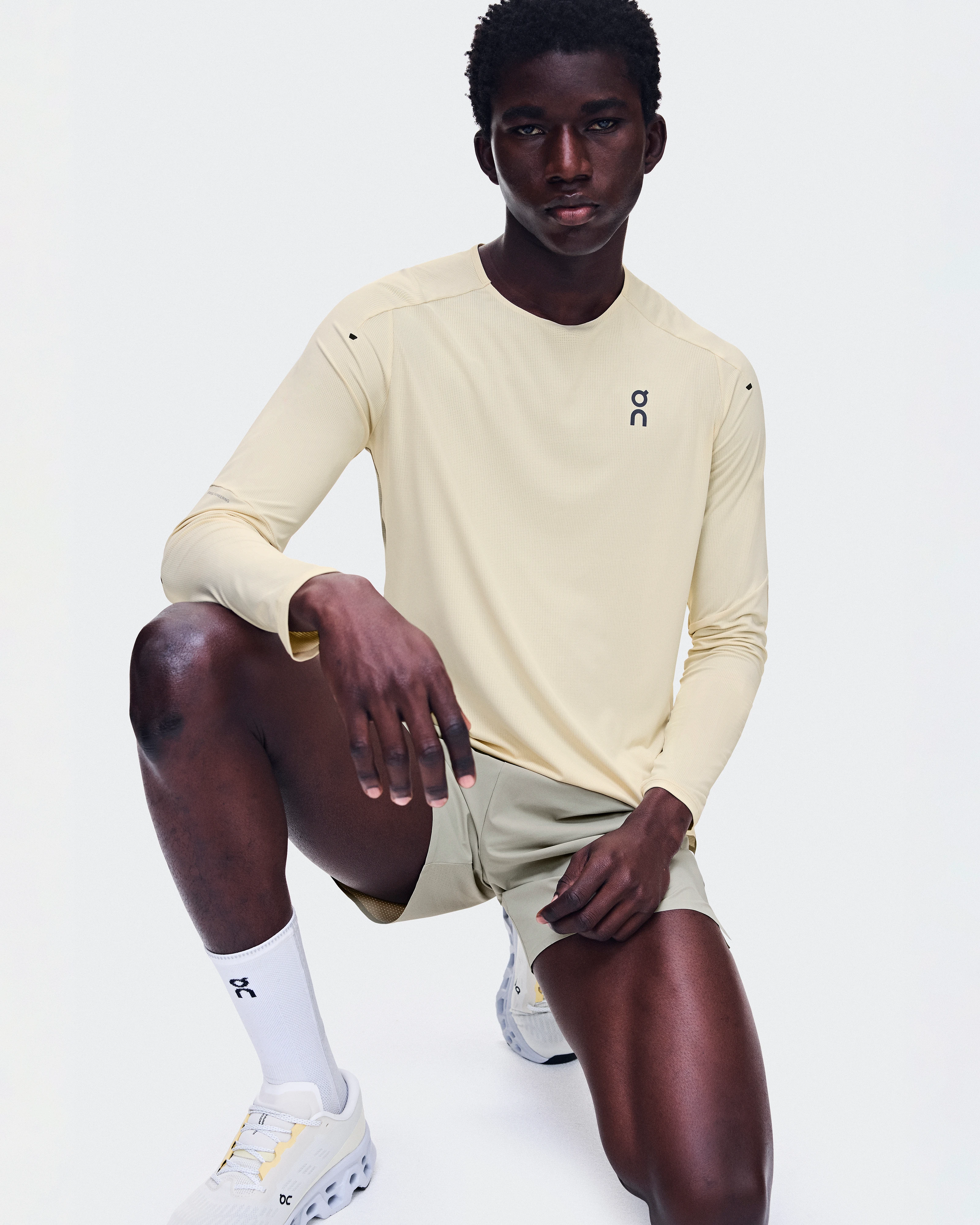 On Performance Long-T Hare & Brume Homme Hauts et t-shirts