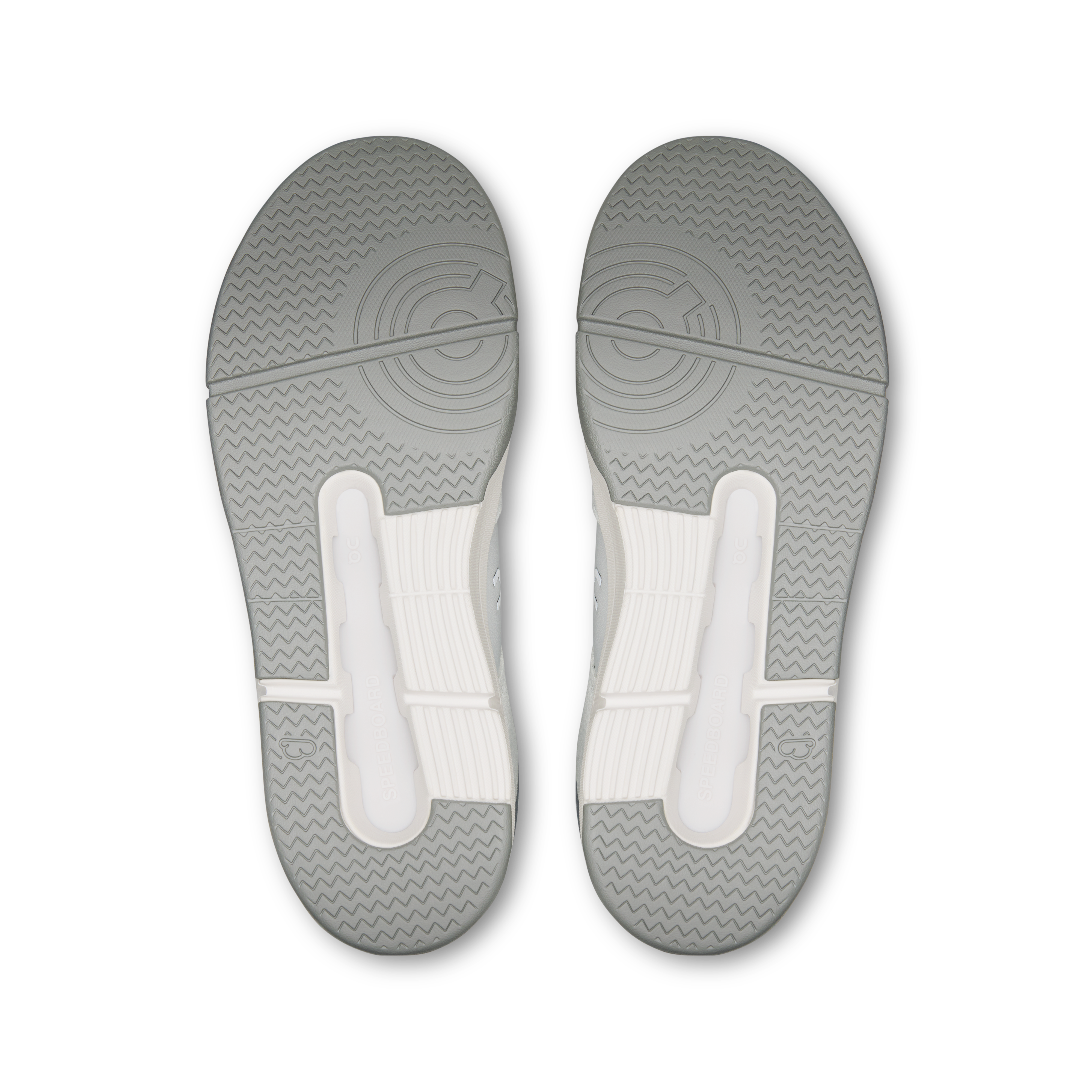 On THE ROGER Clubhouse Mid Glacier & Alloy Femme Tennis Chaussures