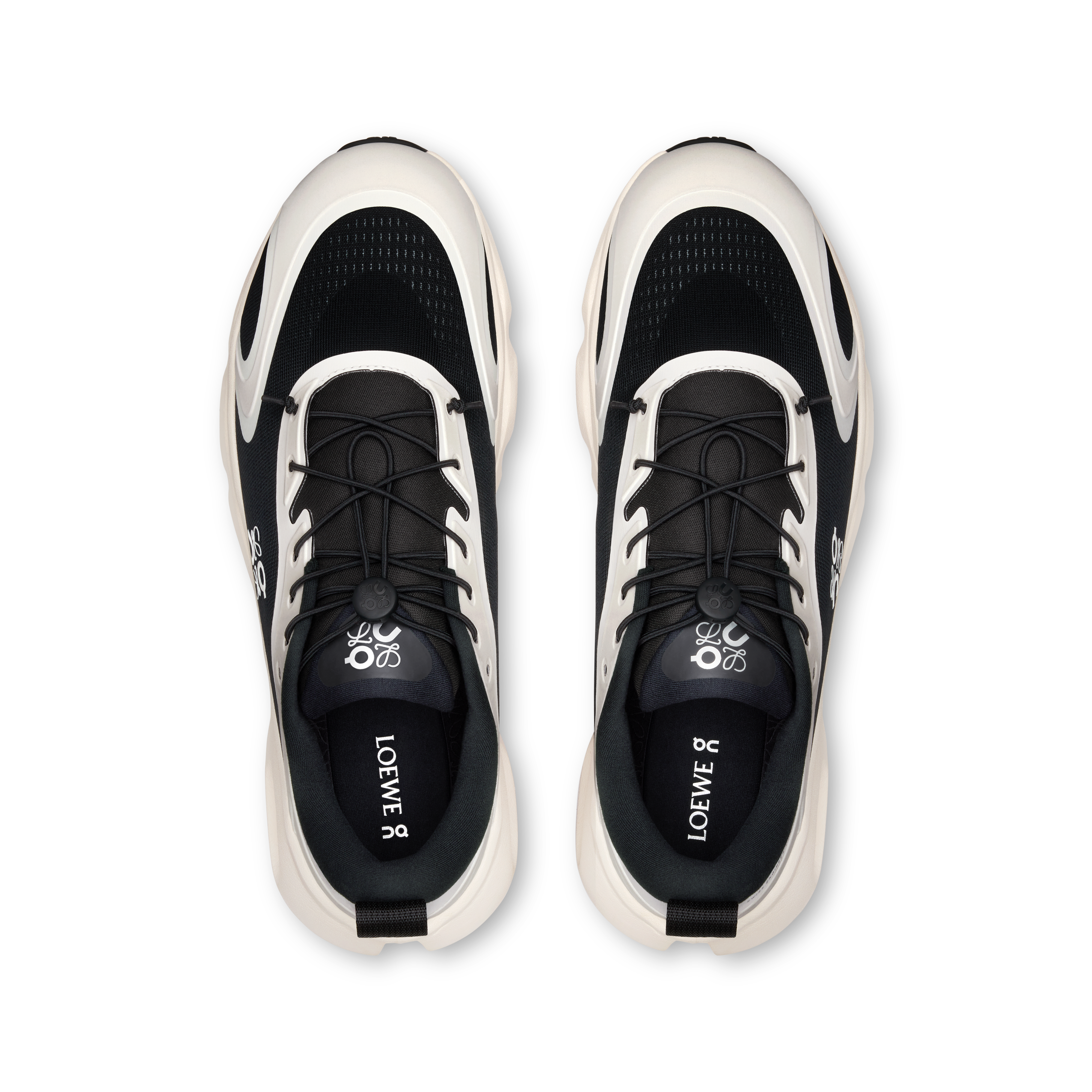 On Cloudsolo LOEWE Black & Eggshell Homme Active Life Chaussures