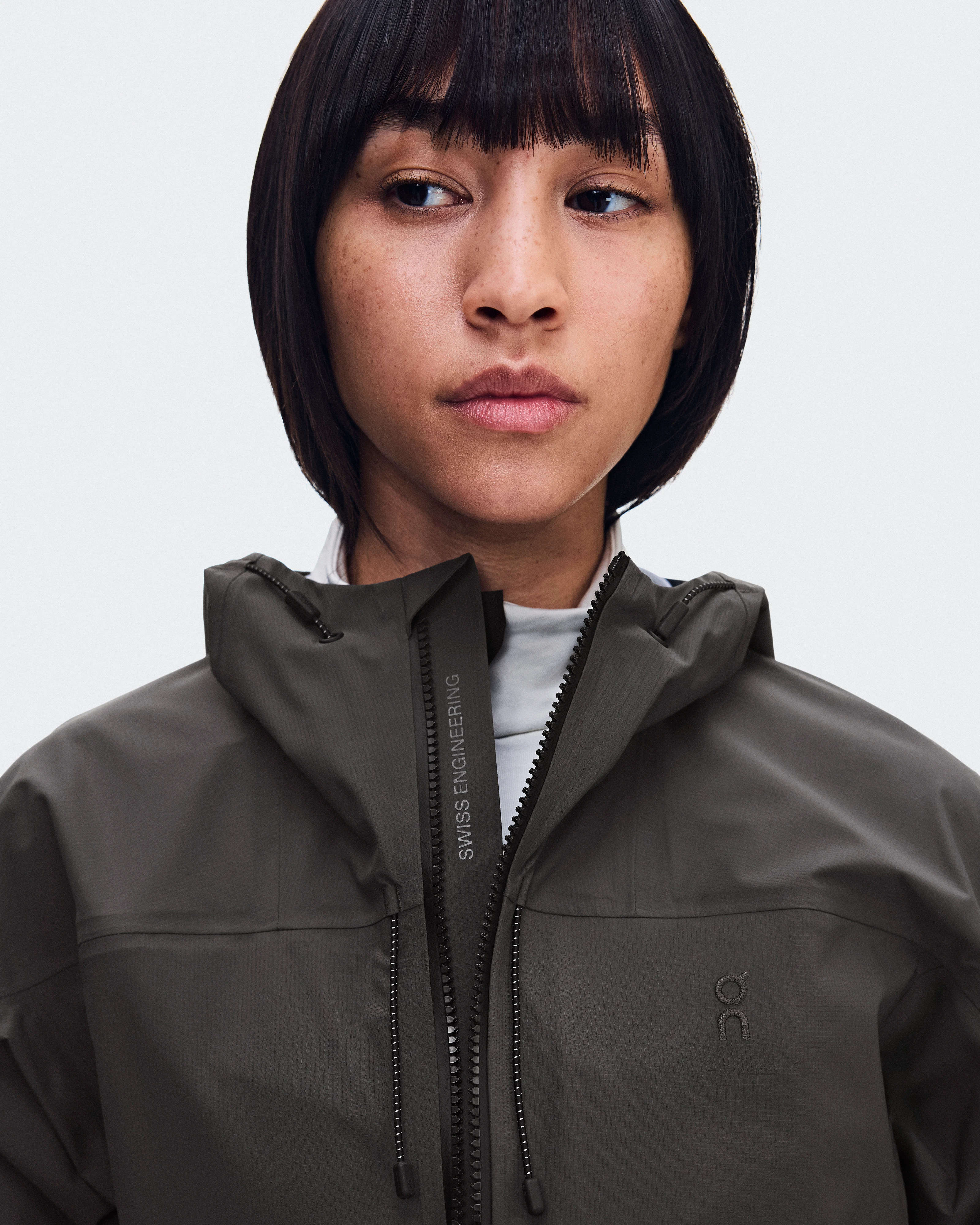 On Ascent Jacket Espresso Femme Vestes
