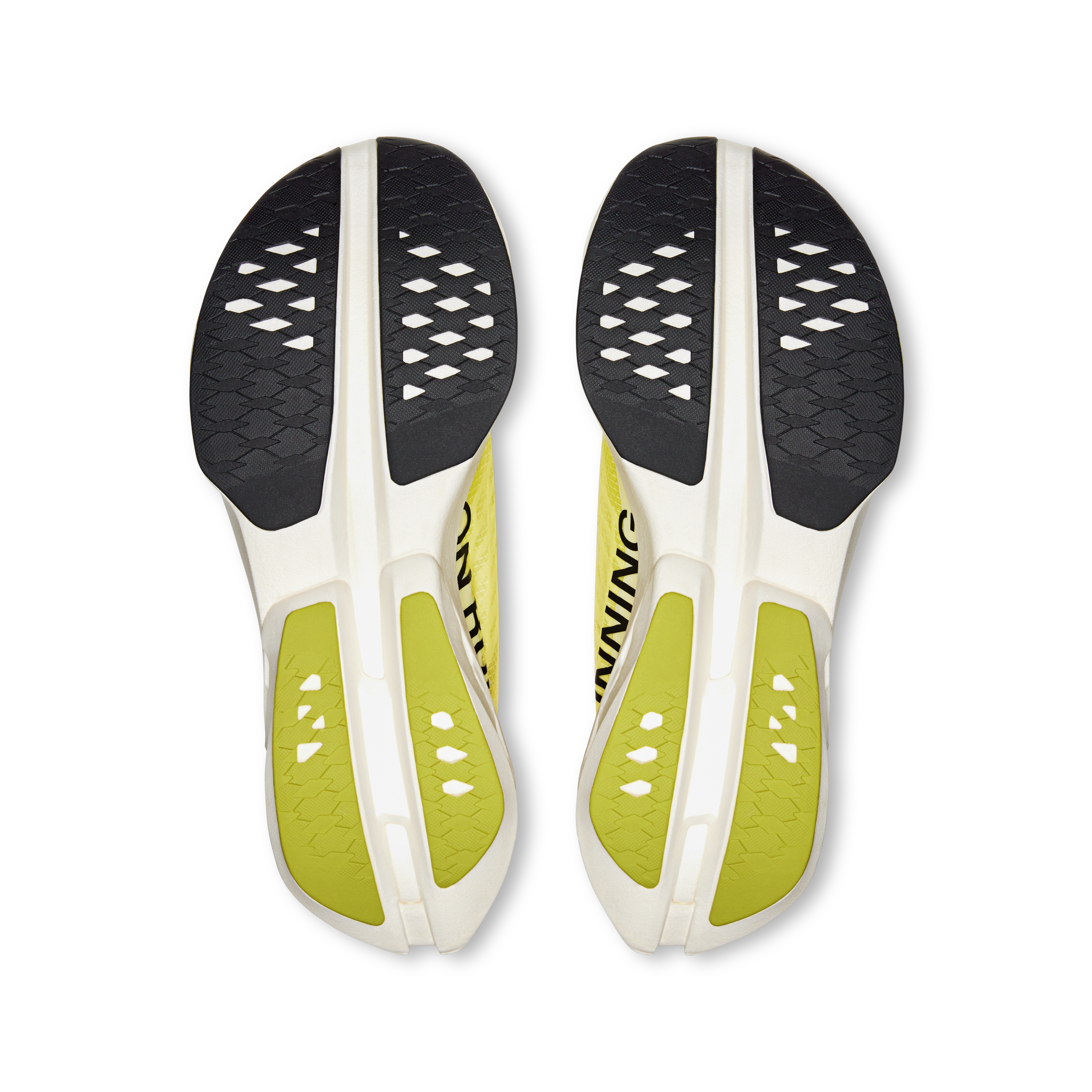 On Cloudboom Strike Limelight & Wolf Femme Running sur route Chaussures