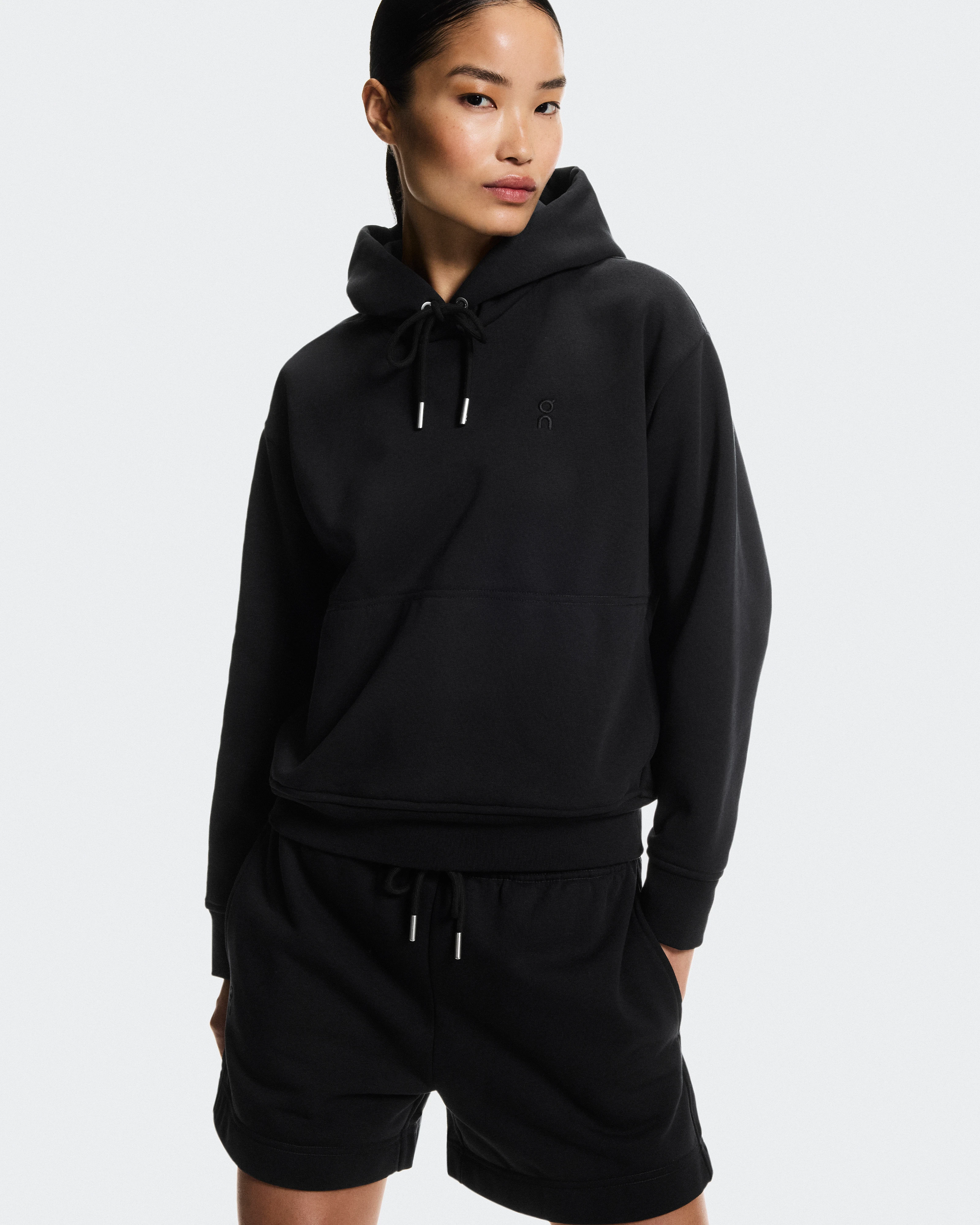 On Club Collective Hoodie Black Femme Sweats à capuche et sweats