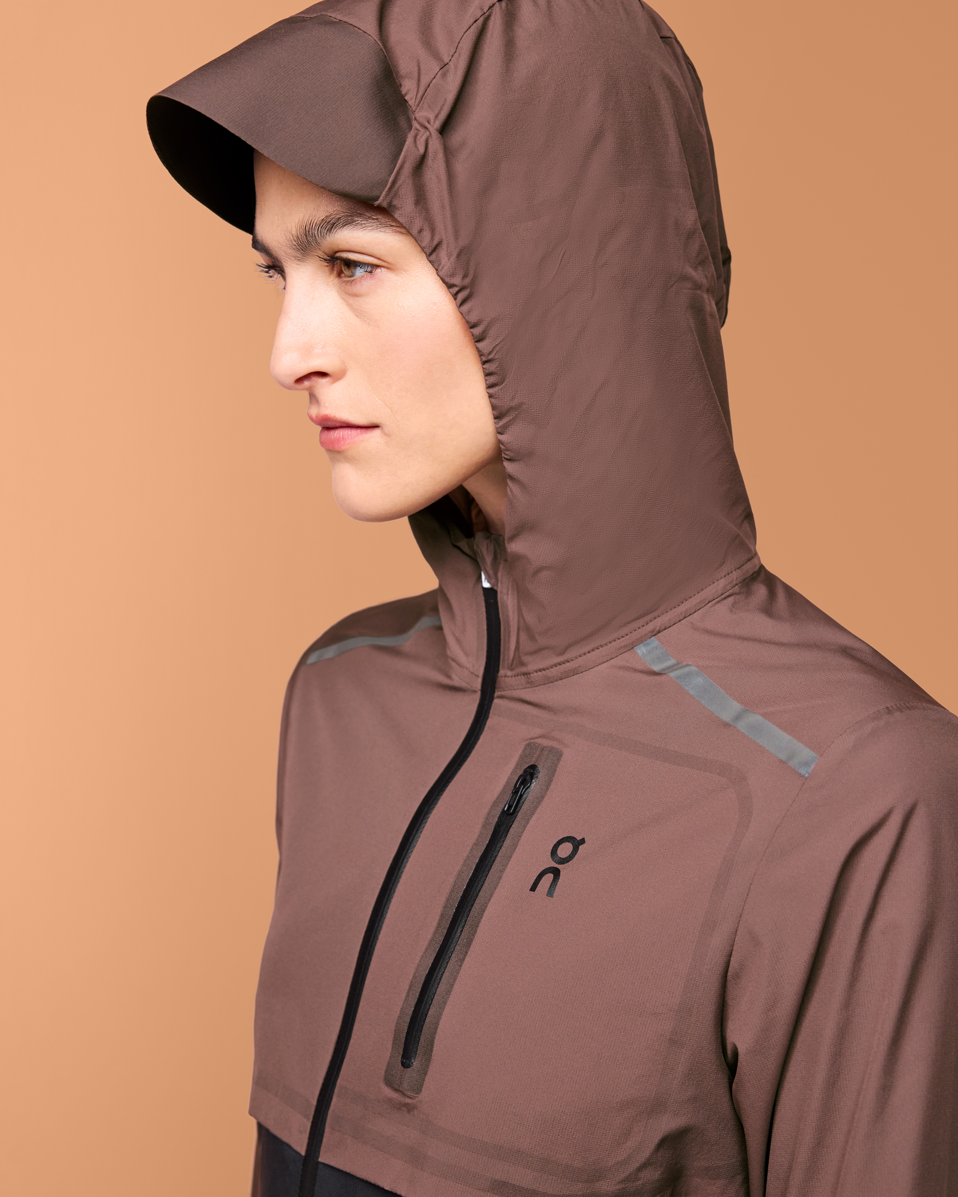 On Weather Jacket Grape & Black Femme Vestes