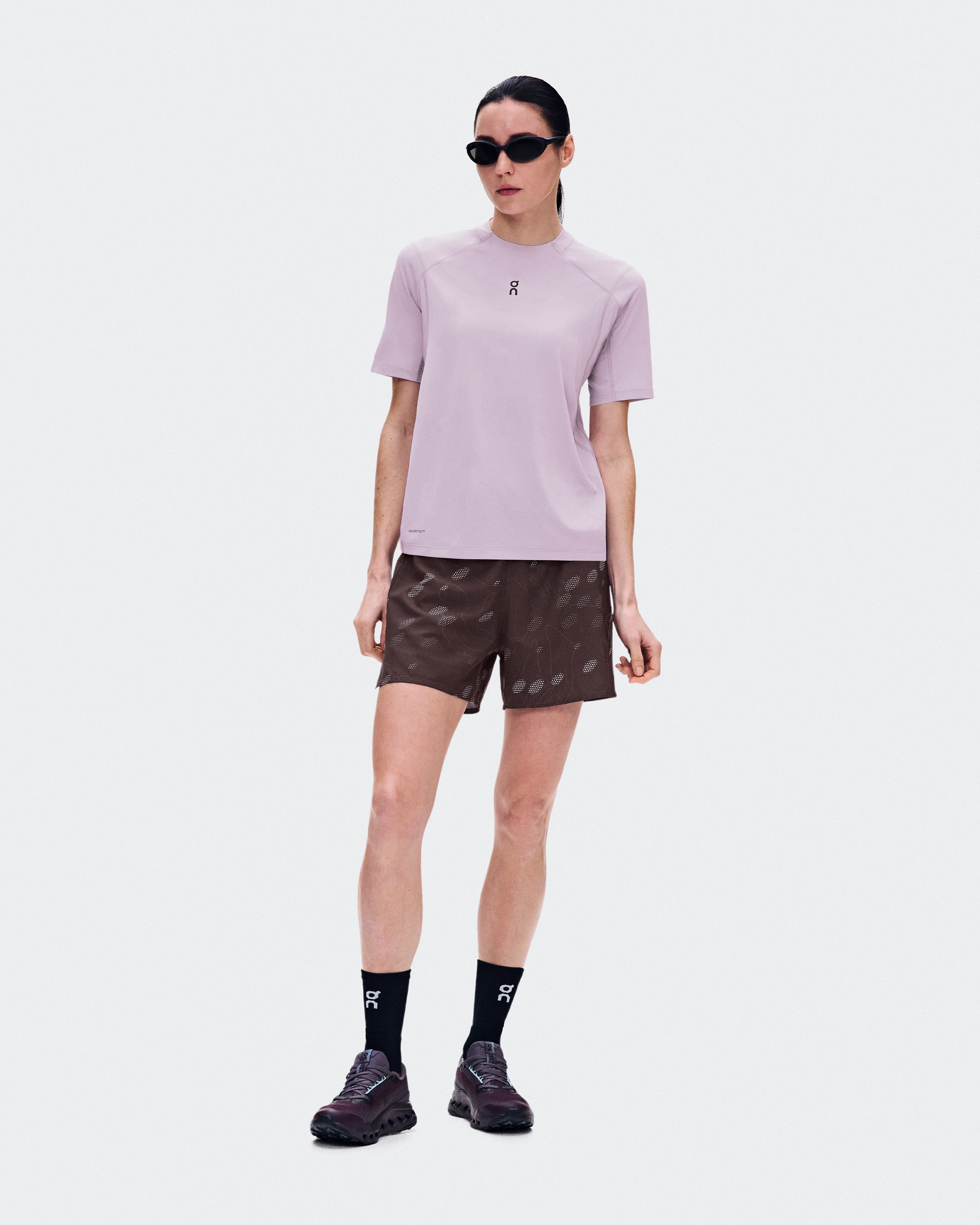 On Trail-T Solar Foxglove Femme Running de trail
