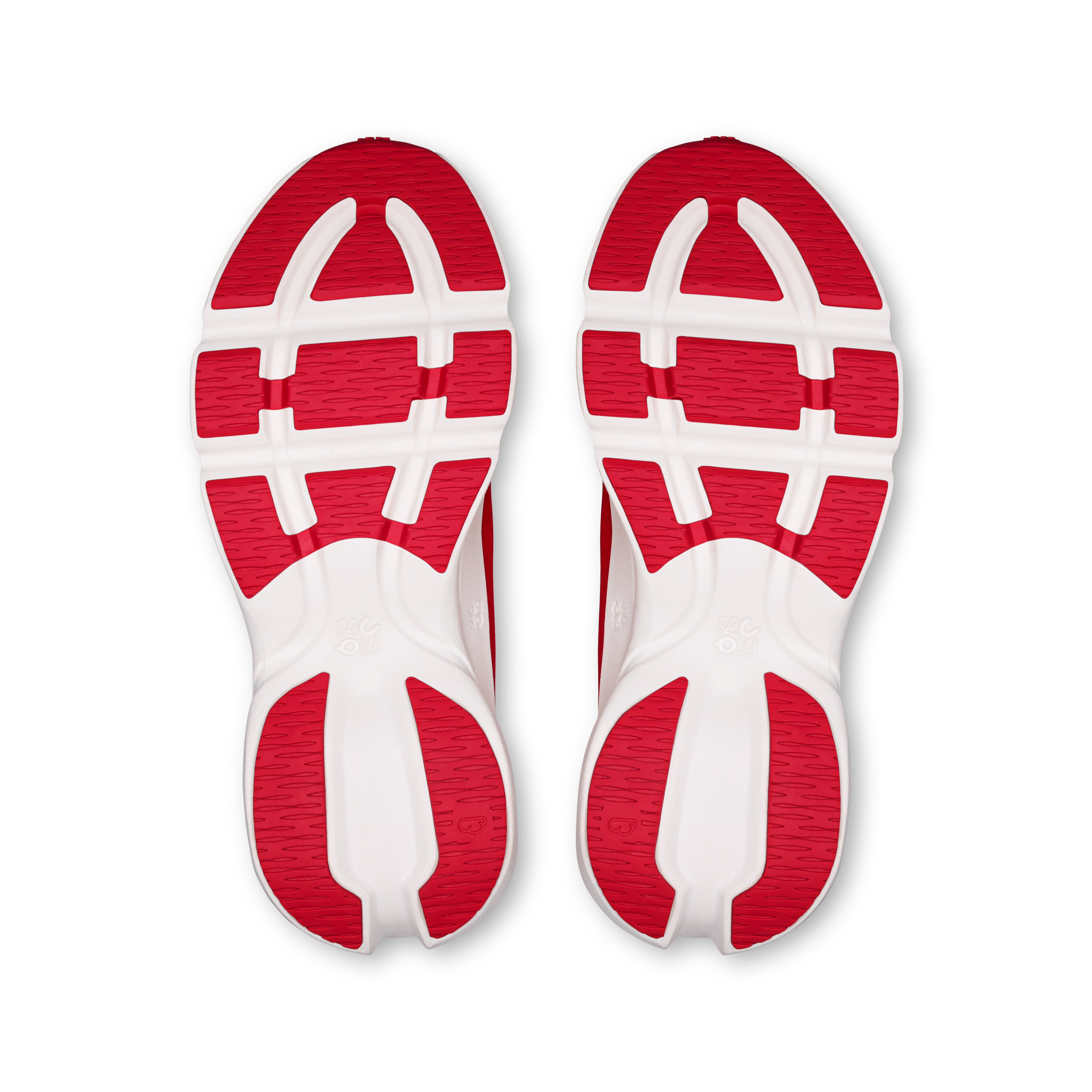 On Cloudsolo LOEWE Red & Eggshell Femme Active Life Chaussures