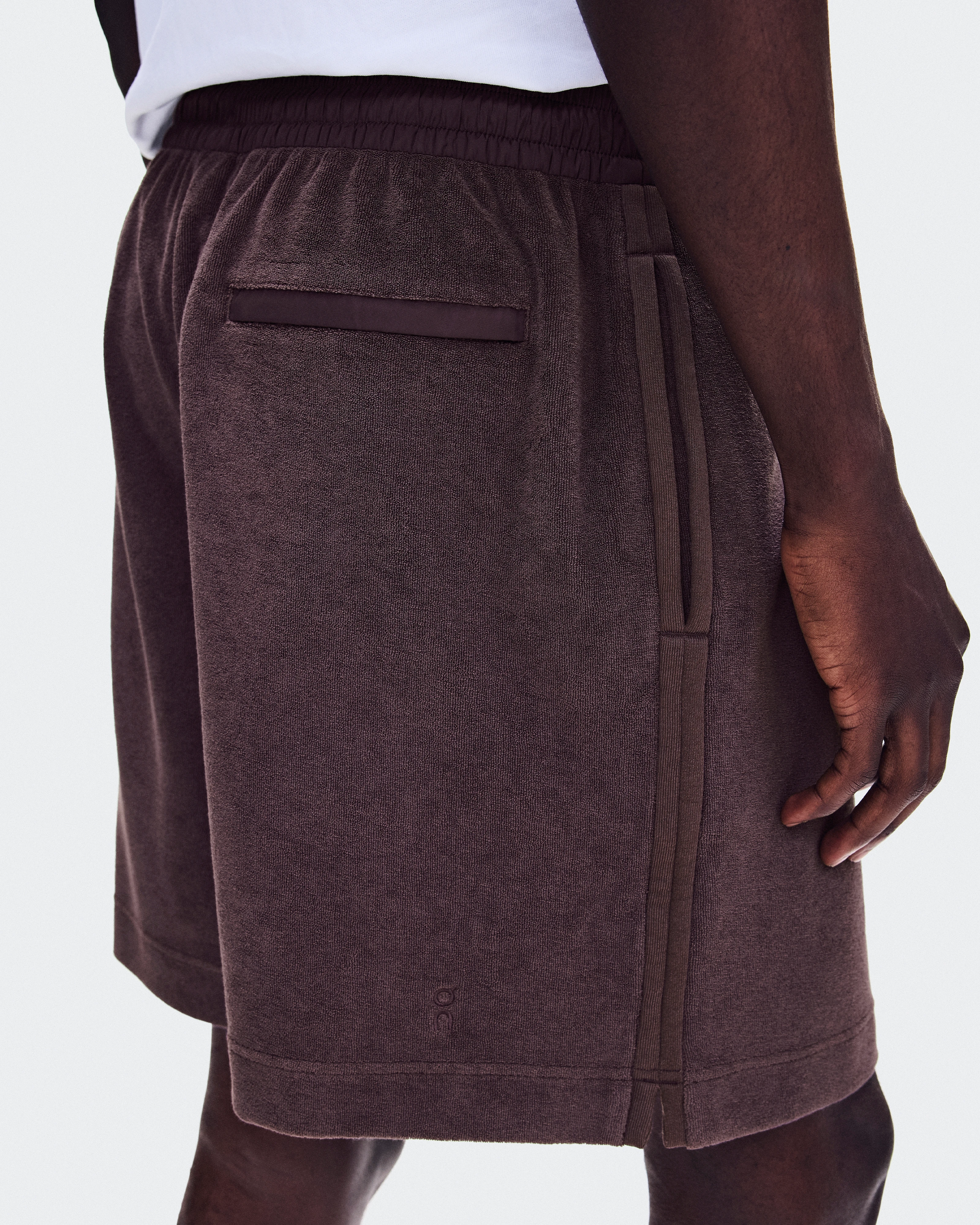 On Courtside Shorts Terry Mulberry Homme Shorts