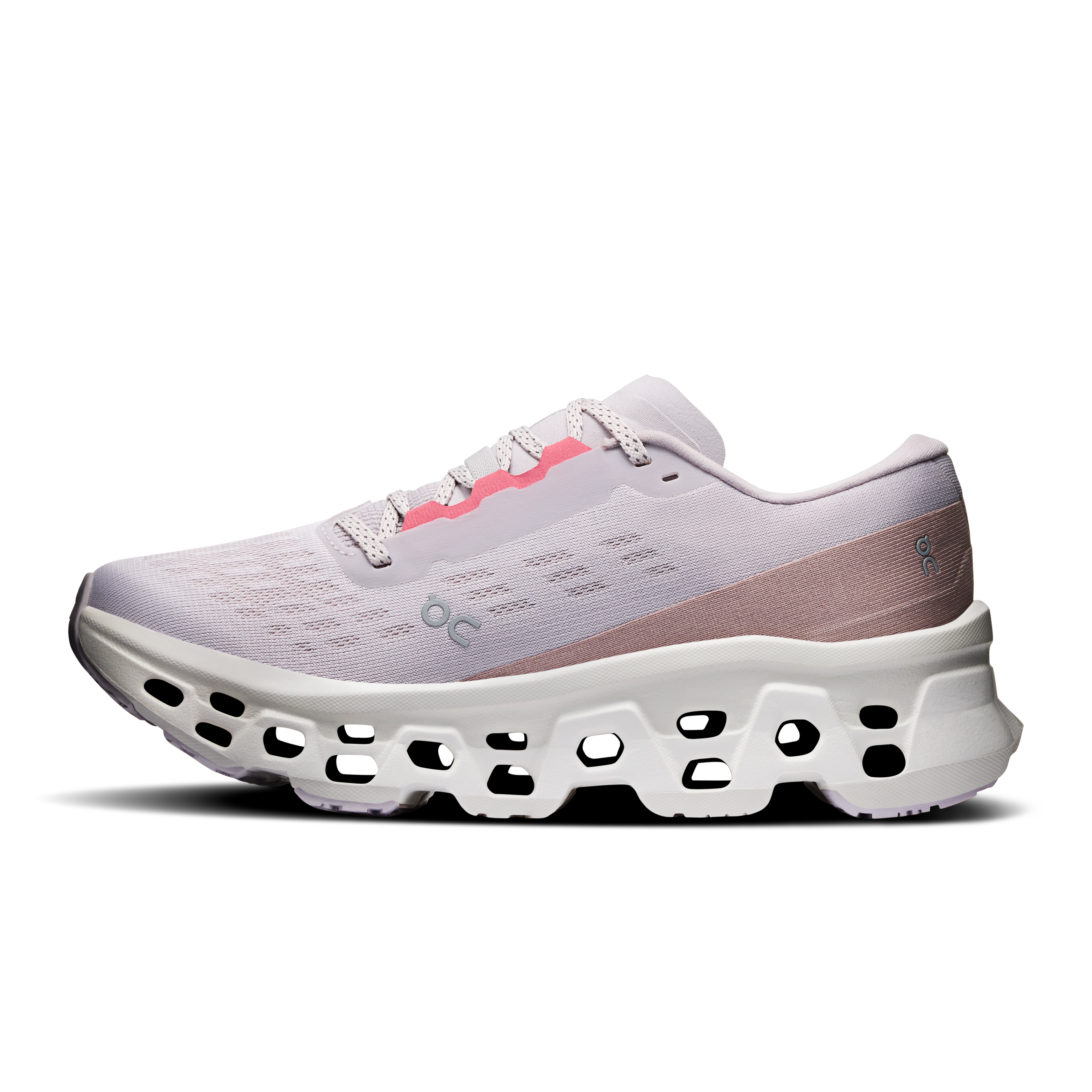 On Cloudmonster 3 Ether & Ivory Femme Running sur route Chaussures