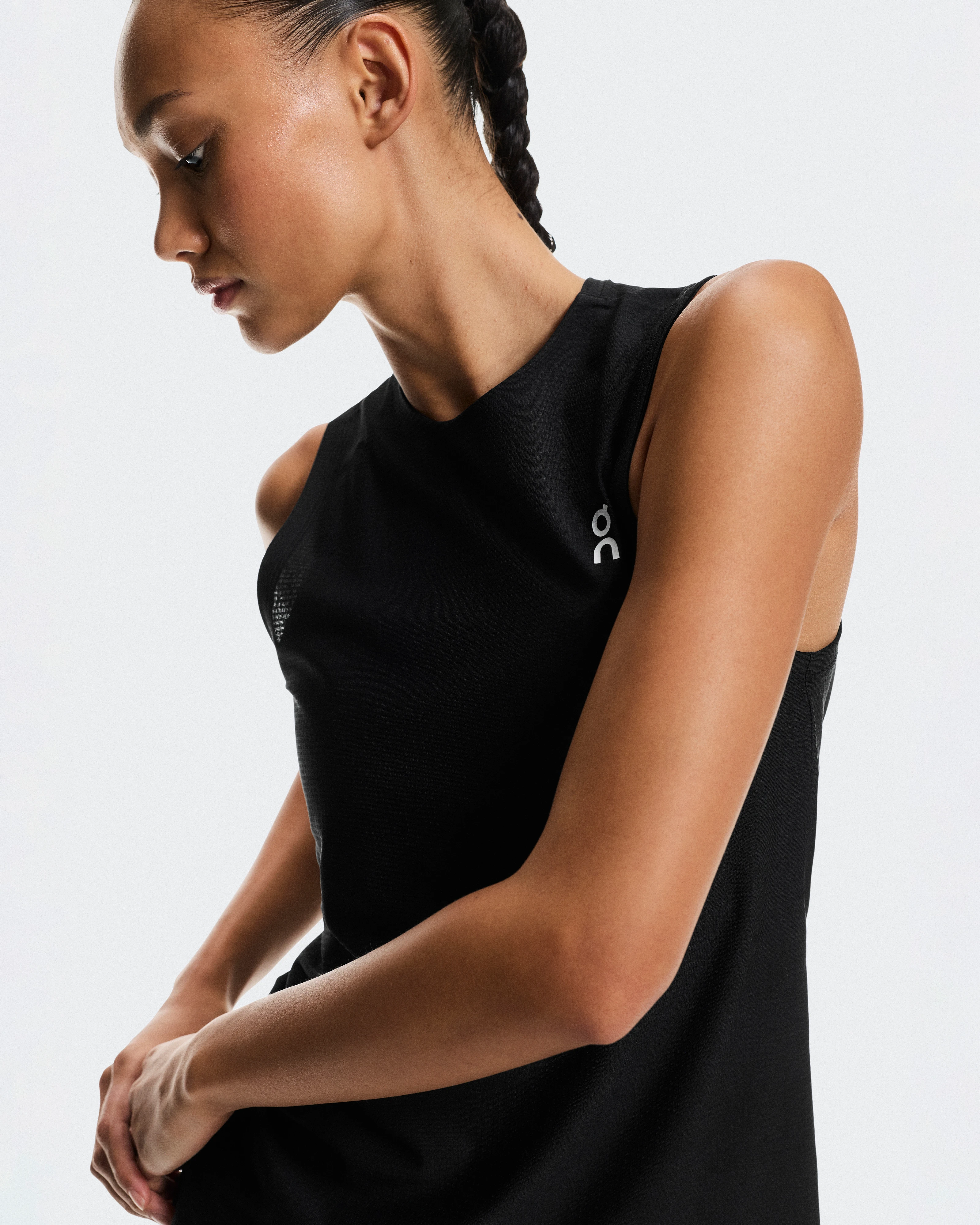 On Court Tank Black Femme Hauts et t-shirts