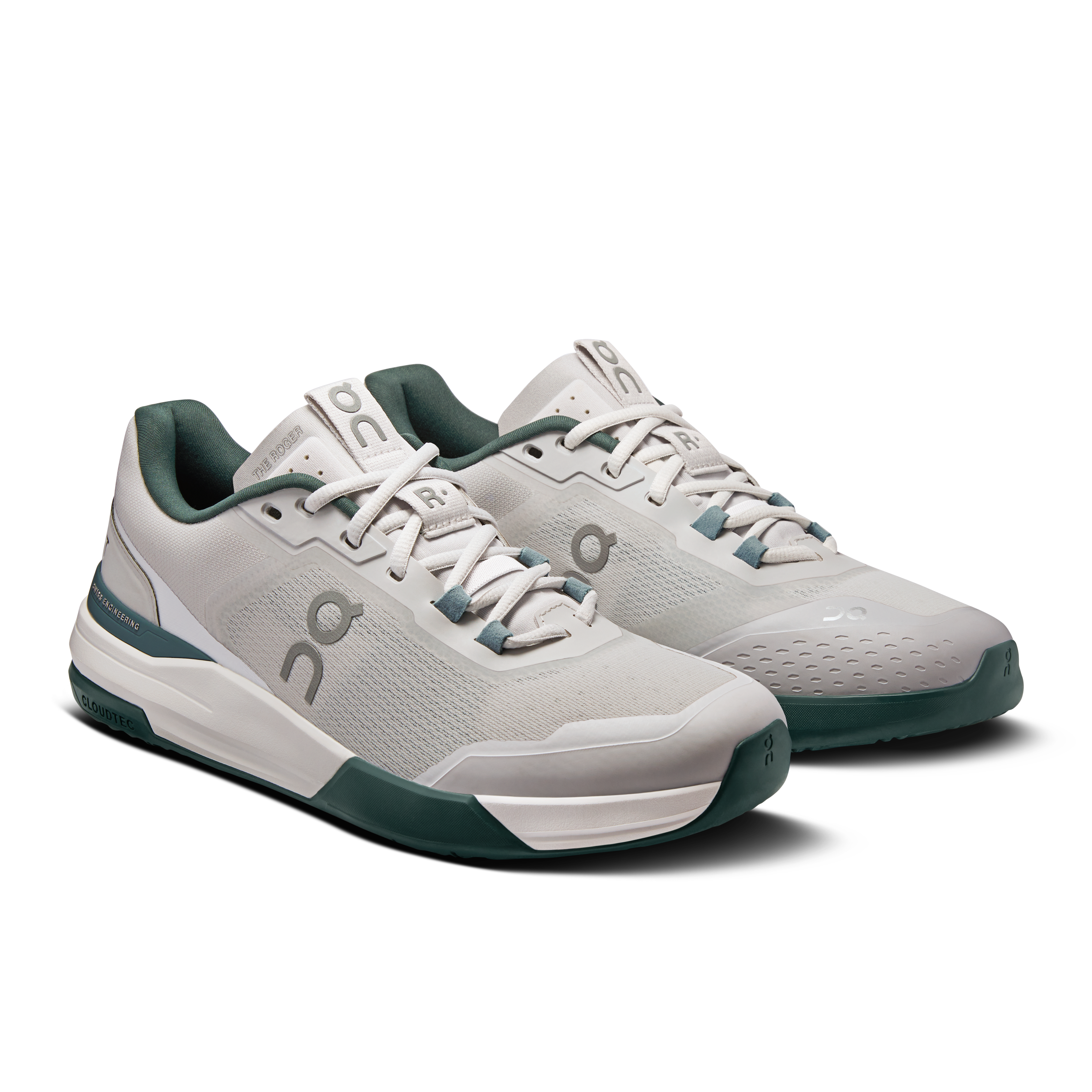 On THE ROGER Advantage Pro Frost & Evergreen Homme Tennis Chaussures