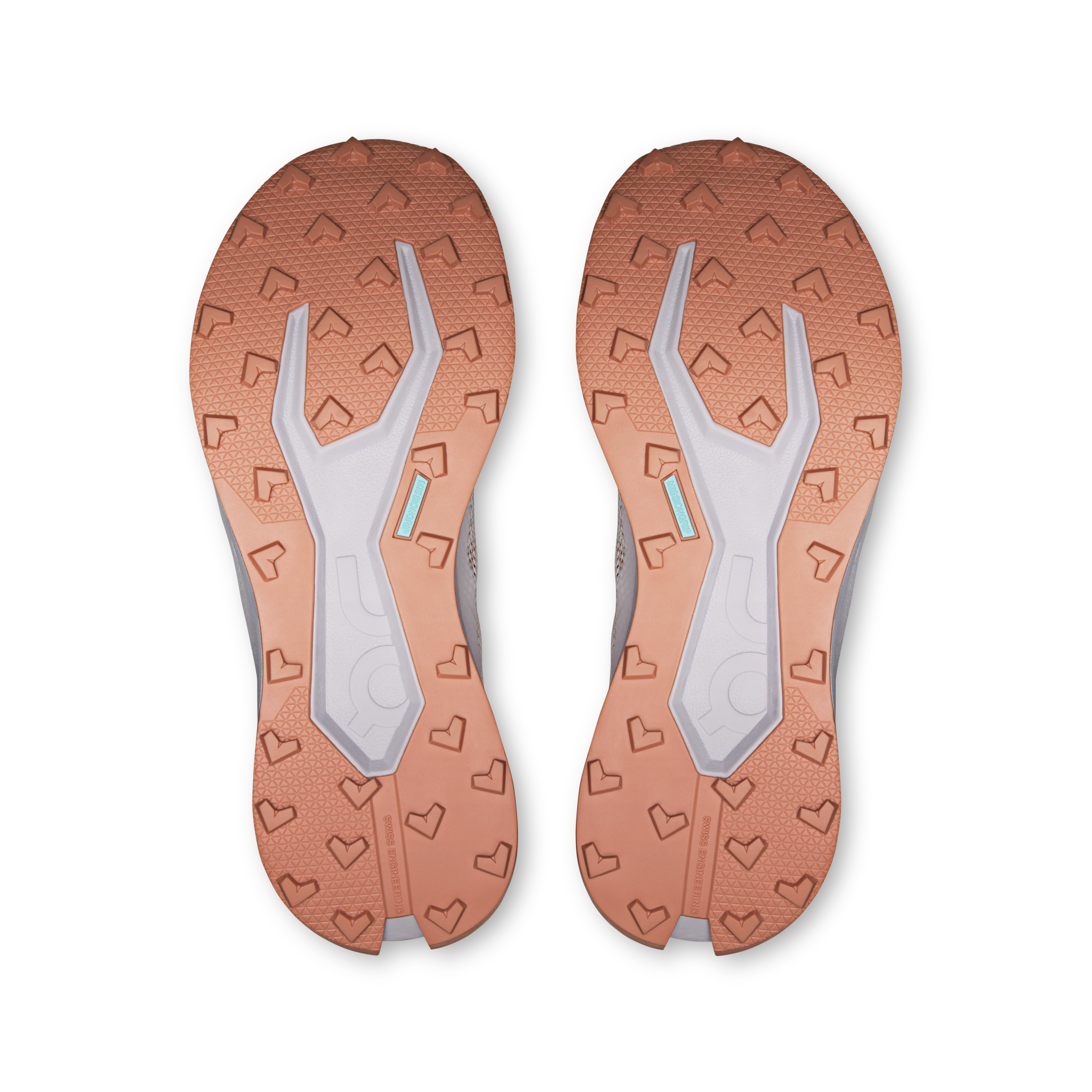 On Cloudultra 3 Oyster & Ether Femme Running de trail Chaussures