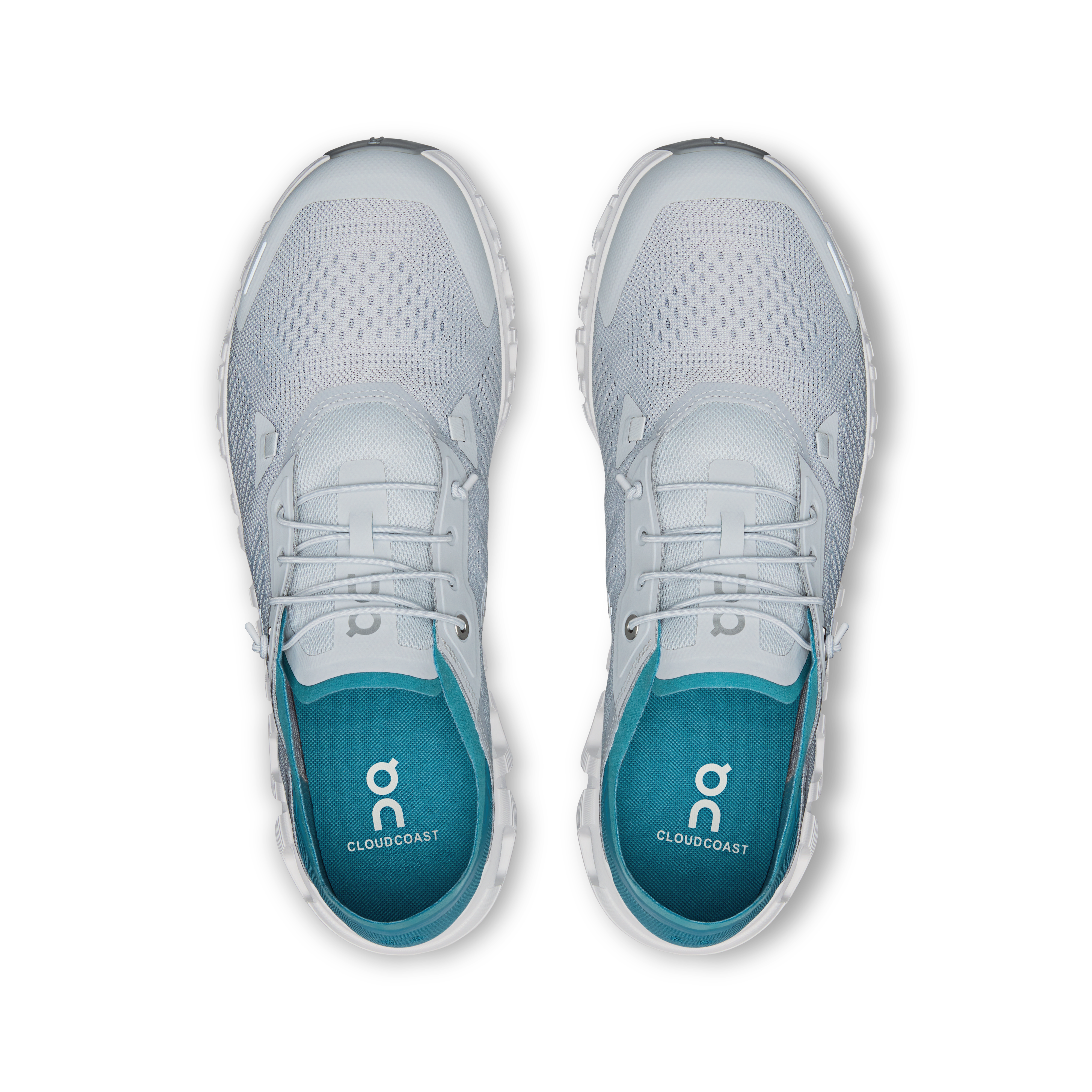 On Cloud 6 Coast Glacier & Biscayne Homme – Voyage, Zero Gravity CloudTec®, respirabilité Chaussures