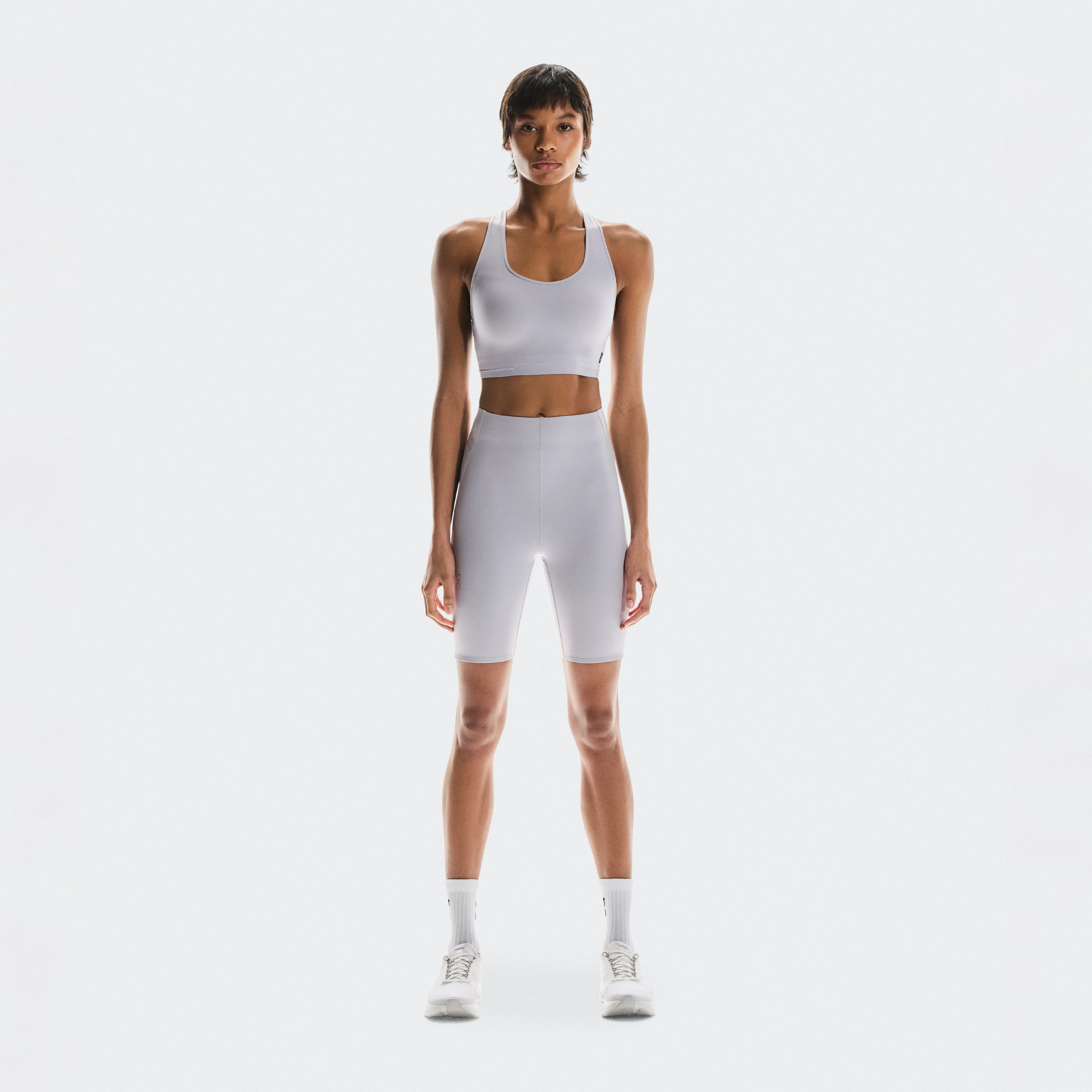 On Train Tights 1/2 Lilac Femme – HIIT, cross training, multisport Leggings Shorts