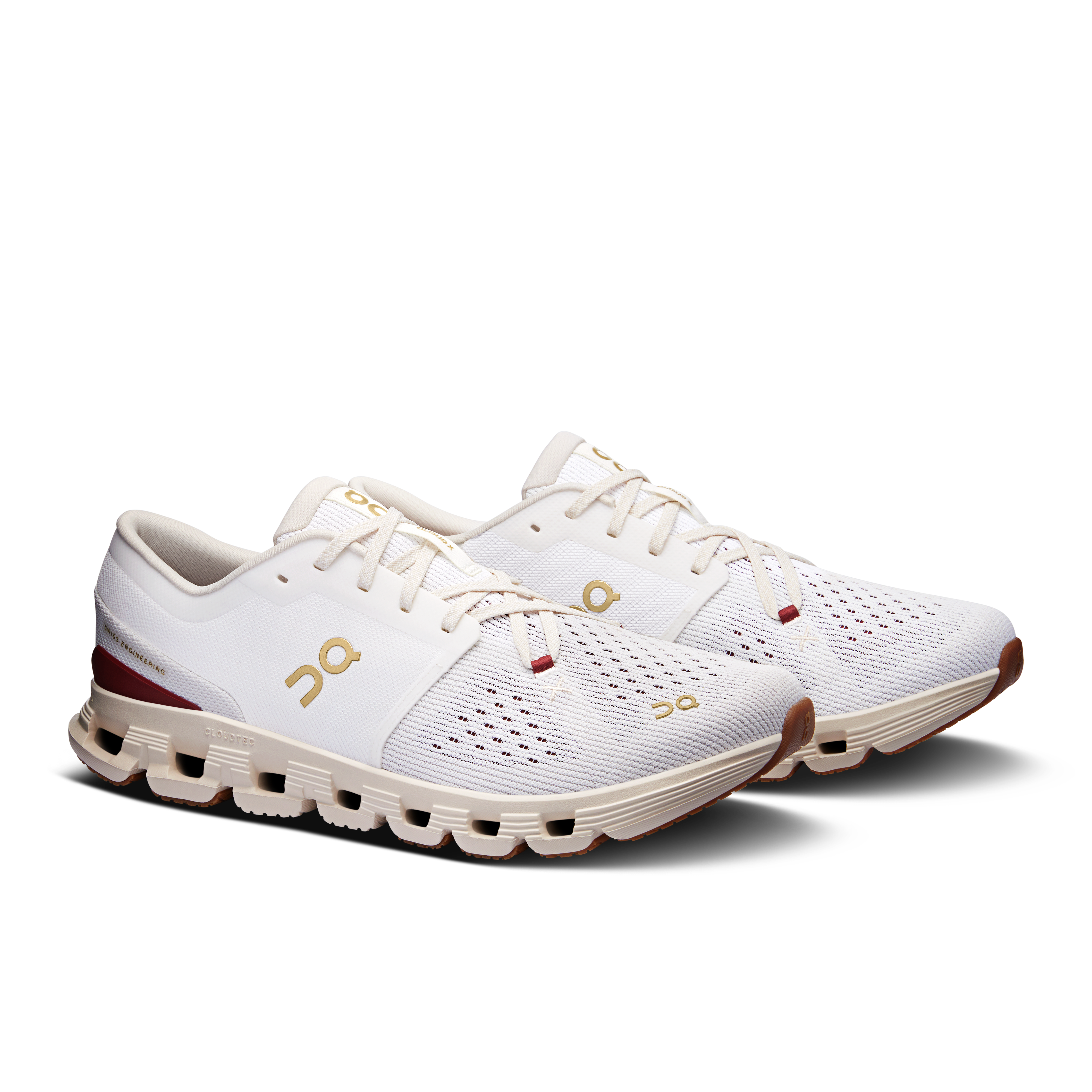 On Cloud X 4 Ivory & Cream Homme Active Life Chaussures