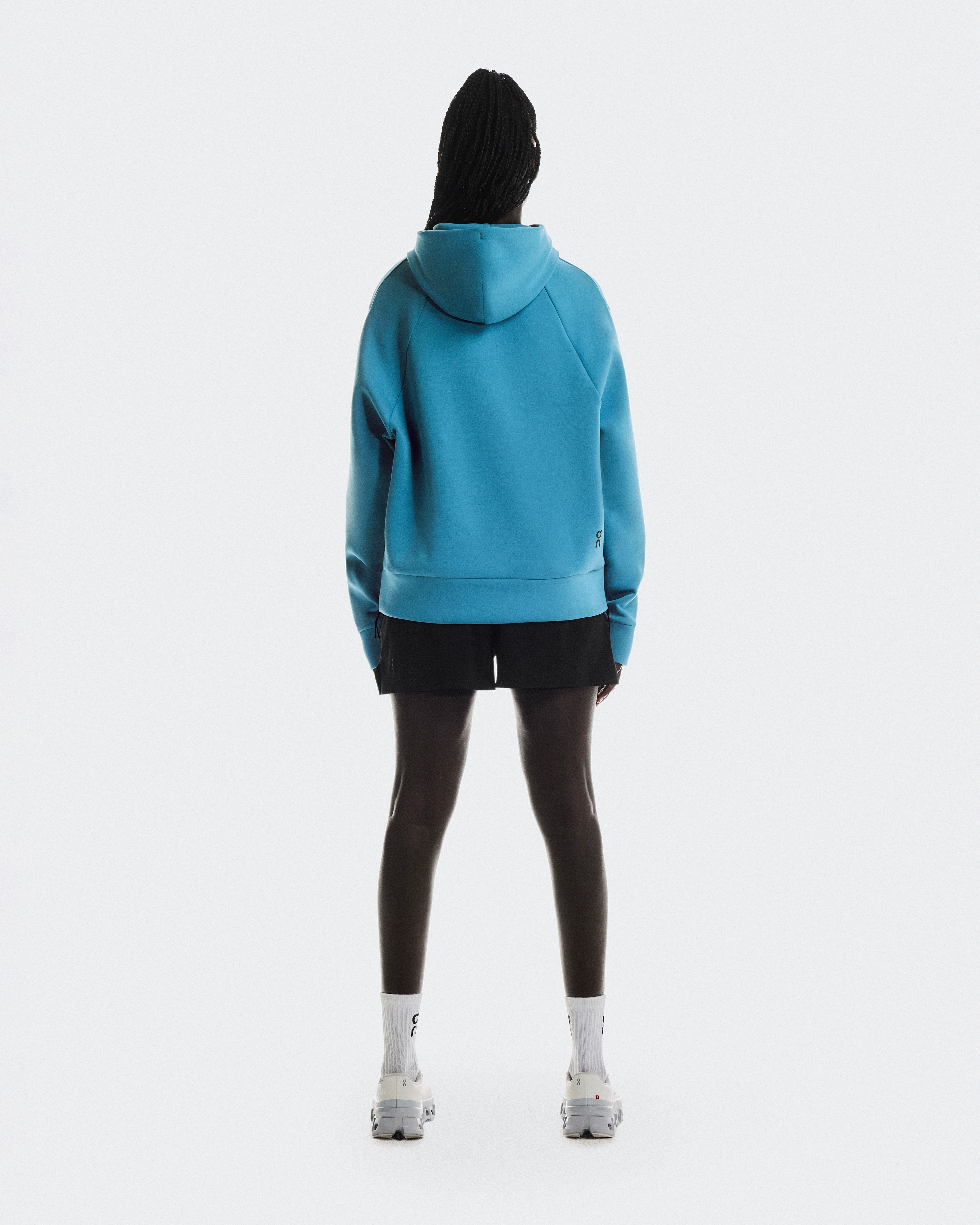 On Focus Tech Hoodie Niagara Femme Sweats à capuche et sweats