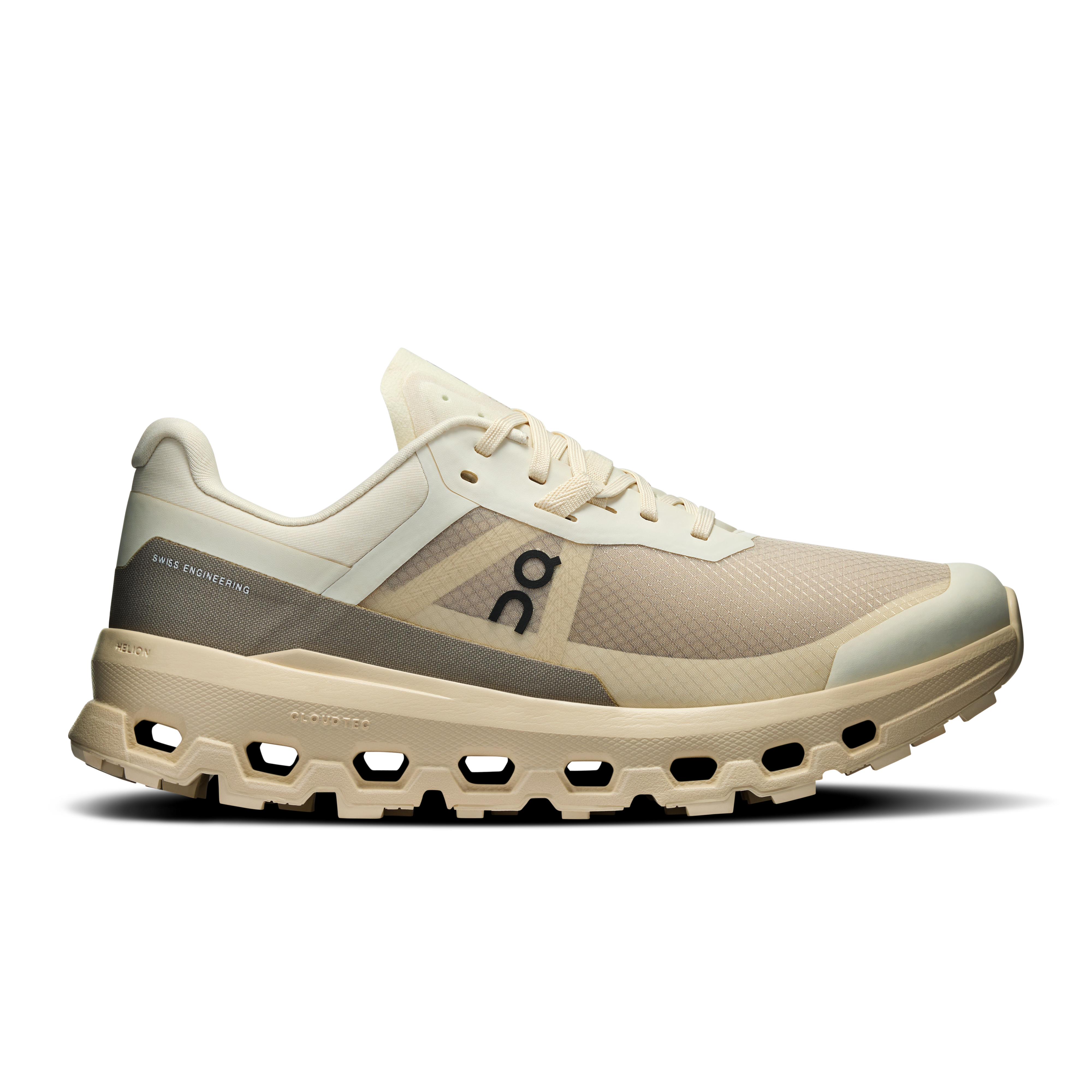 On Cloudvista 2 Cream & Desert Femme – Trail running, tout-terrain, route et trail Chaussures