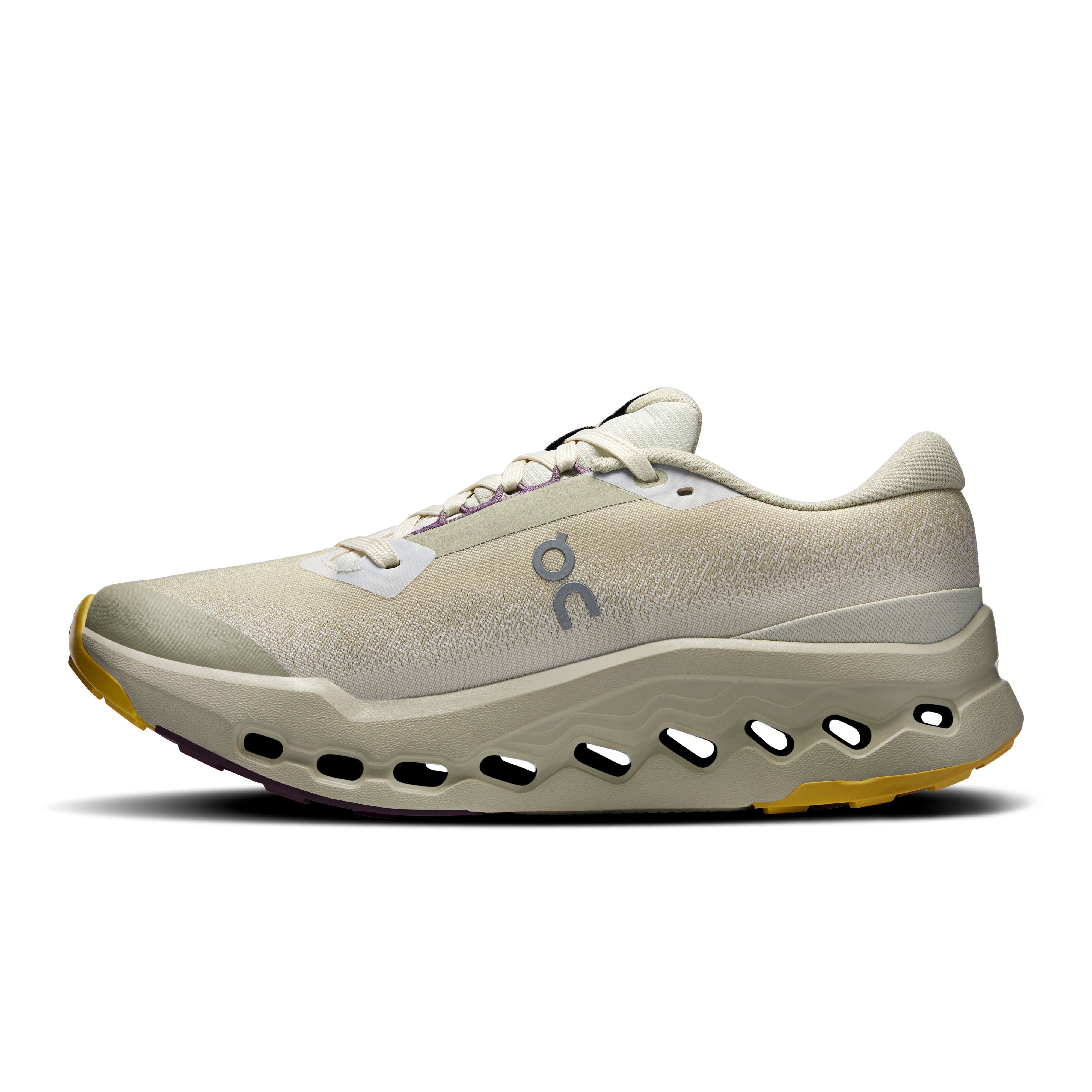 On Cloudsurfer Trail 2 Waterproof Ghost & Chalk Femme Running de trail Chaussures