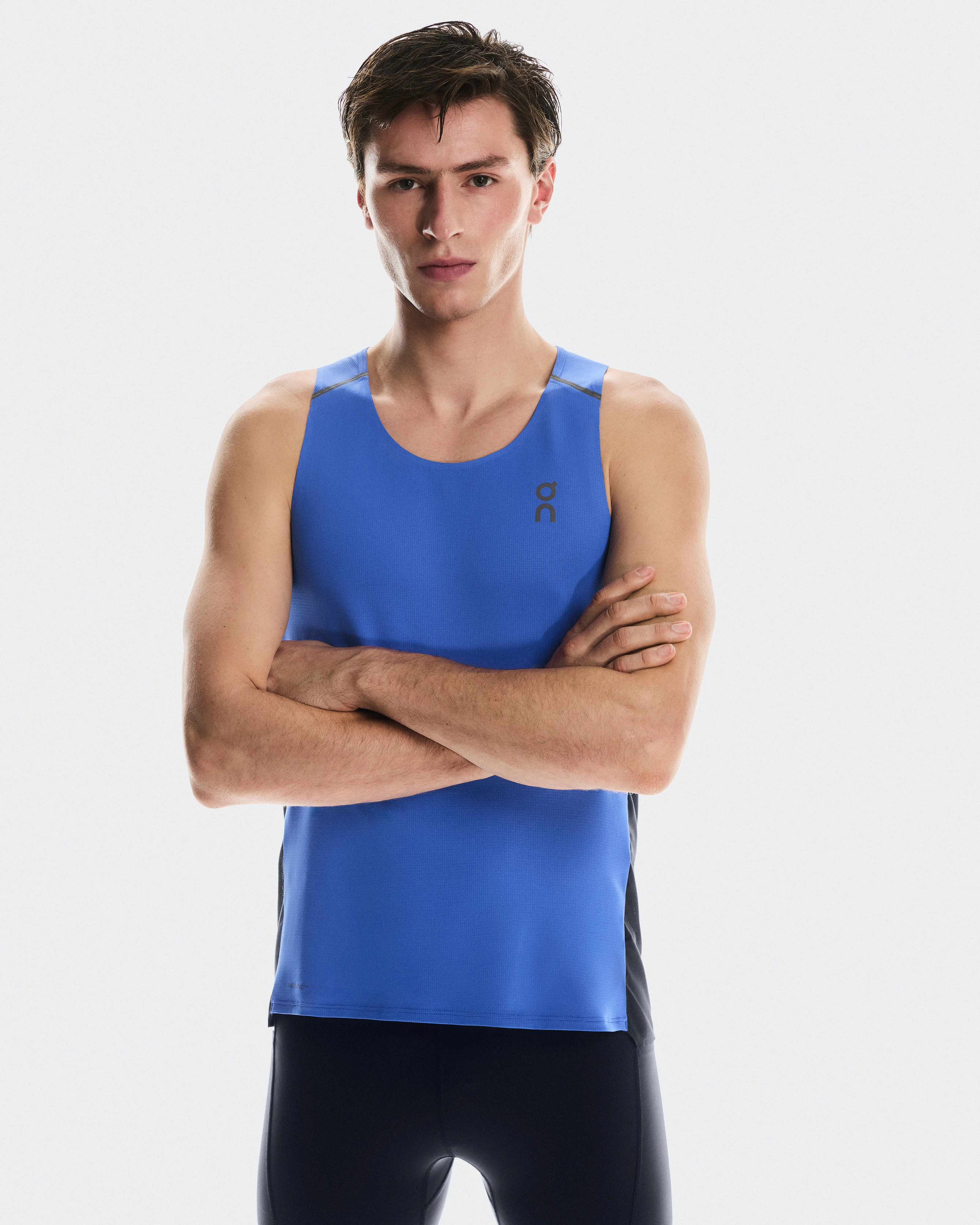 On Performance Tank Zaffre & Navy Homme Hauts et t-shirts