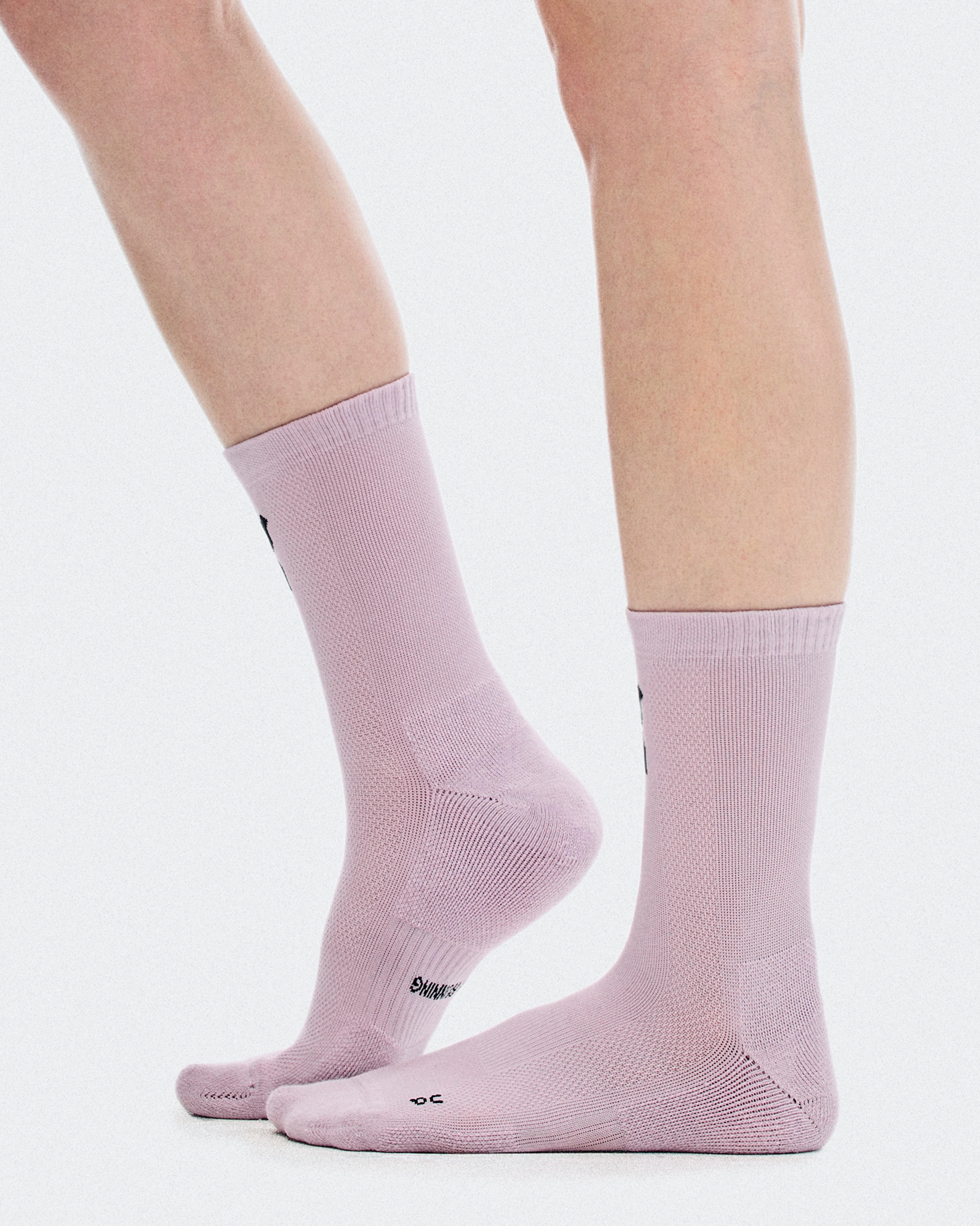 On Core Run Sock High 2P Foxglove & Mallow Unisexe Chaussettes