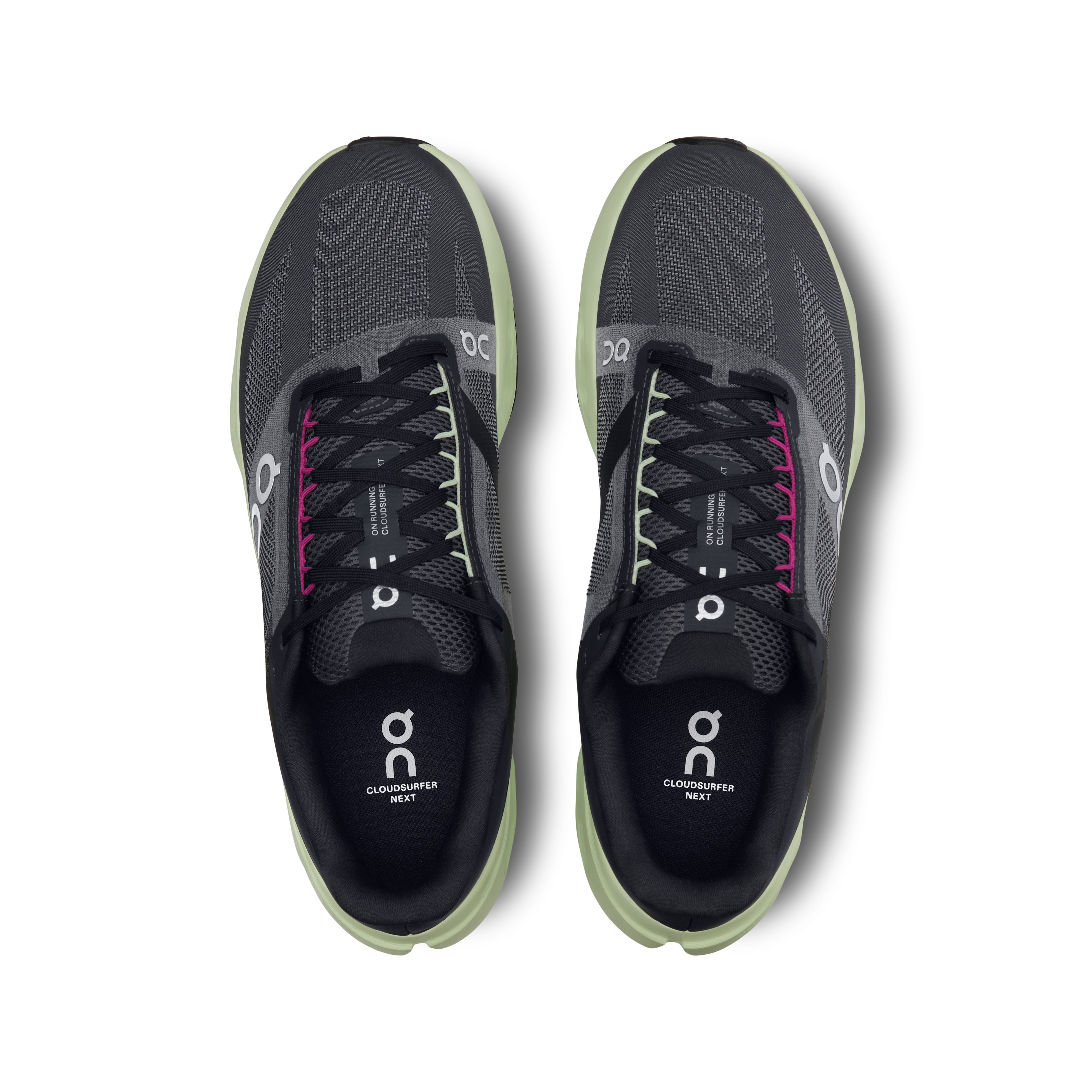 On Cloudsurfer Next Black & Lima Homme Running sur route Chaussures