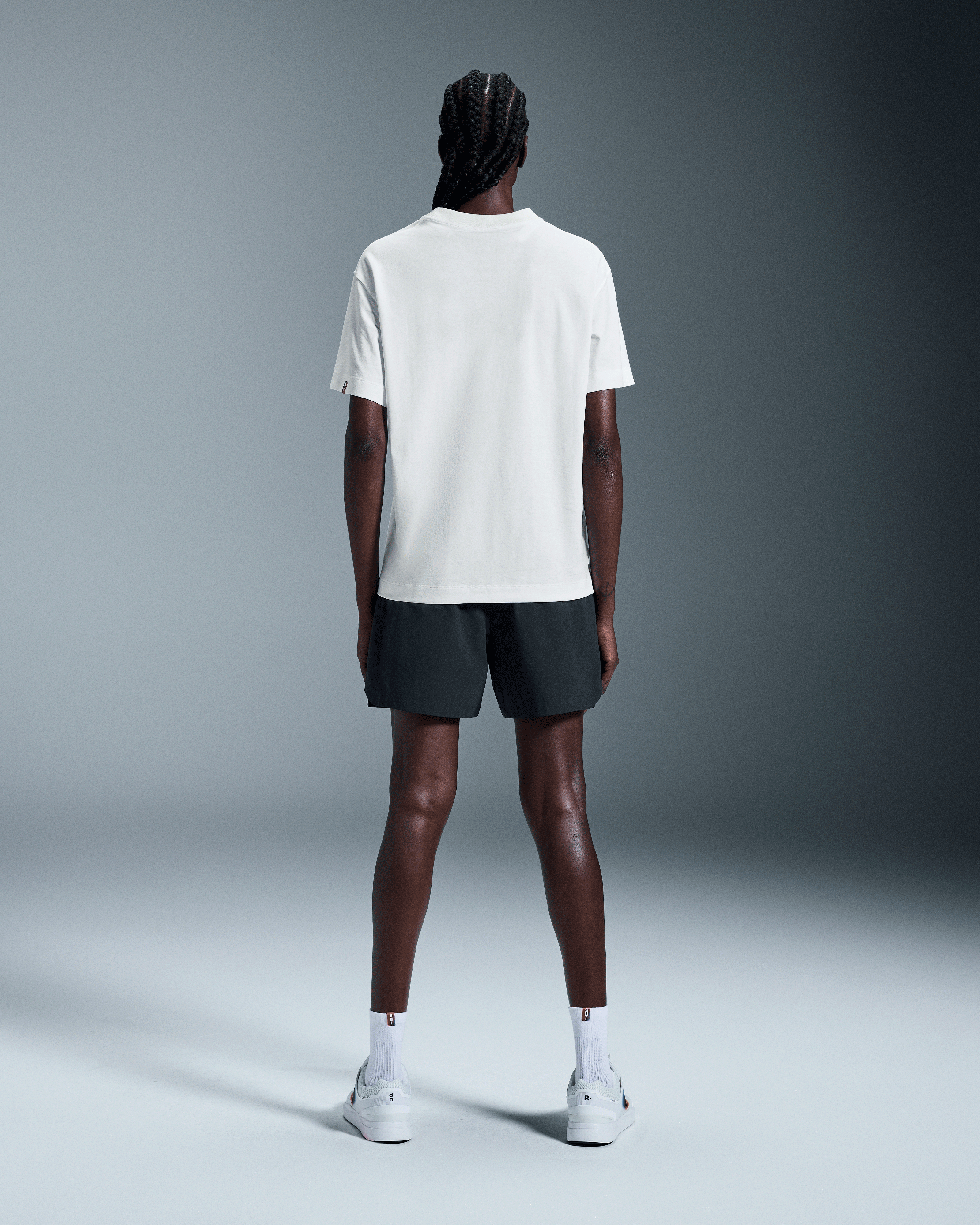On Swiss Olympic Club-T Undyed-White Femme Hauts et t-shirts