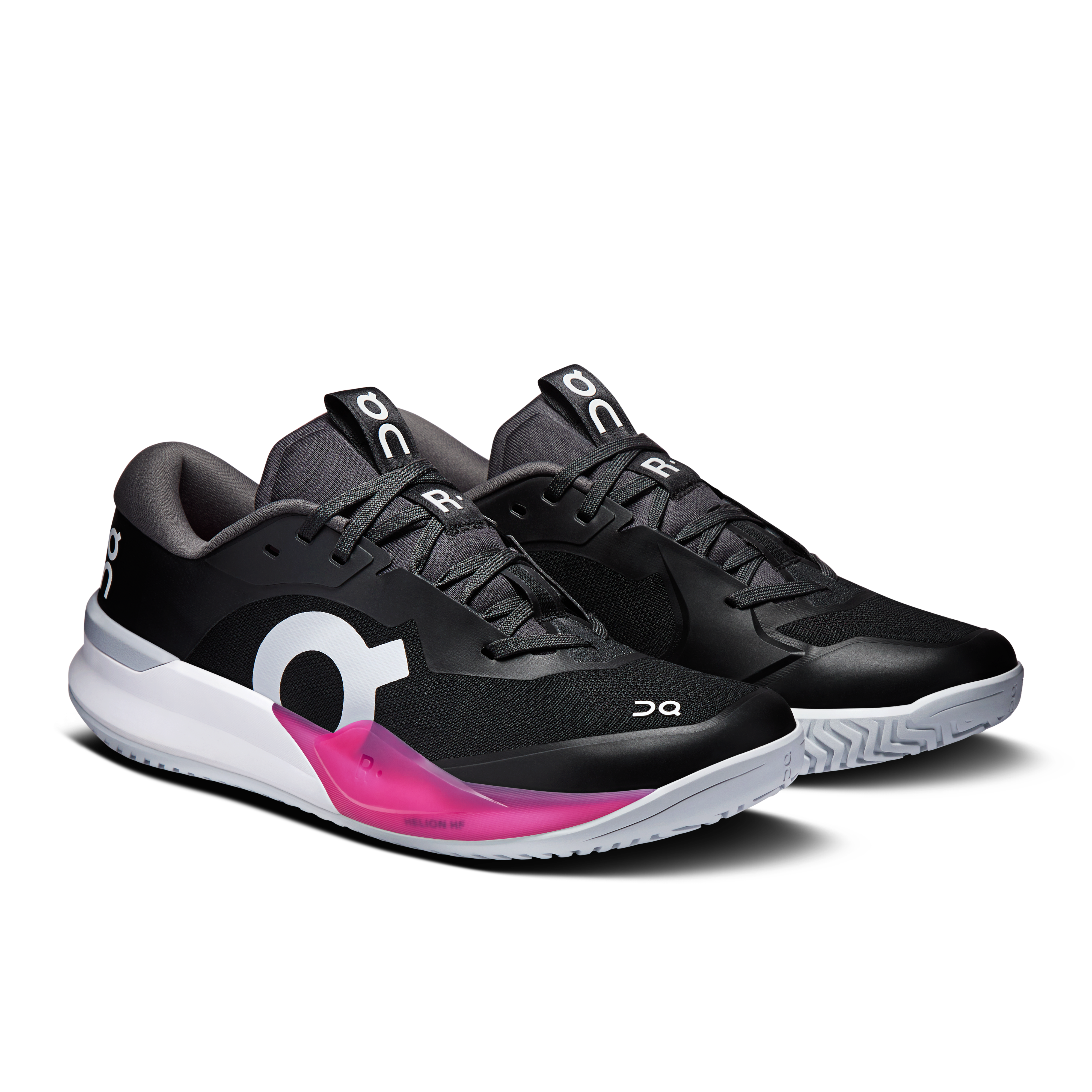 On THE ROGER Pro 3 Clay Black & Pink Homme Tennis Chaussures