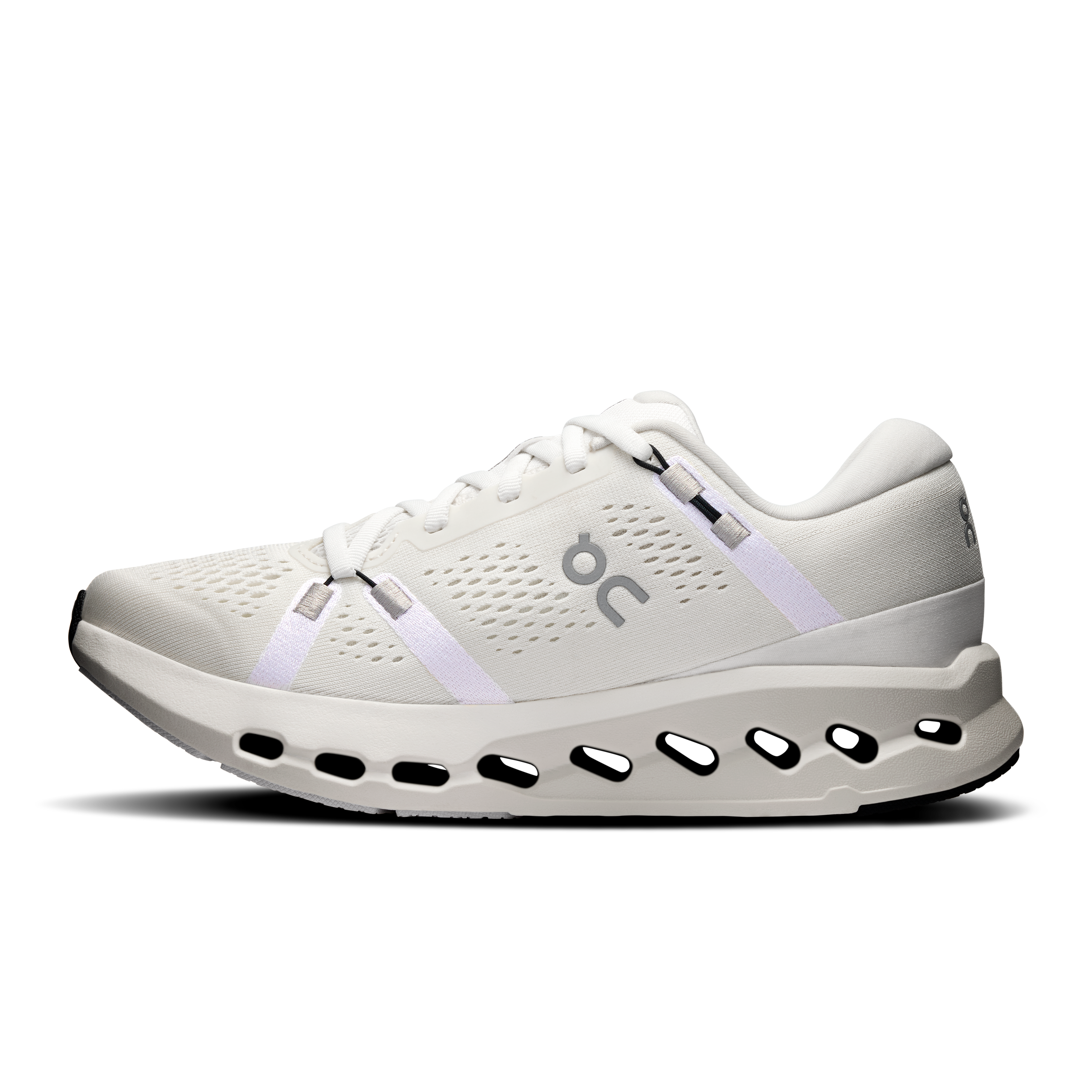On Cloudsurfer 2 Wide Ivory & Ivory Femme Running sur route Chaussures