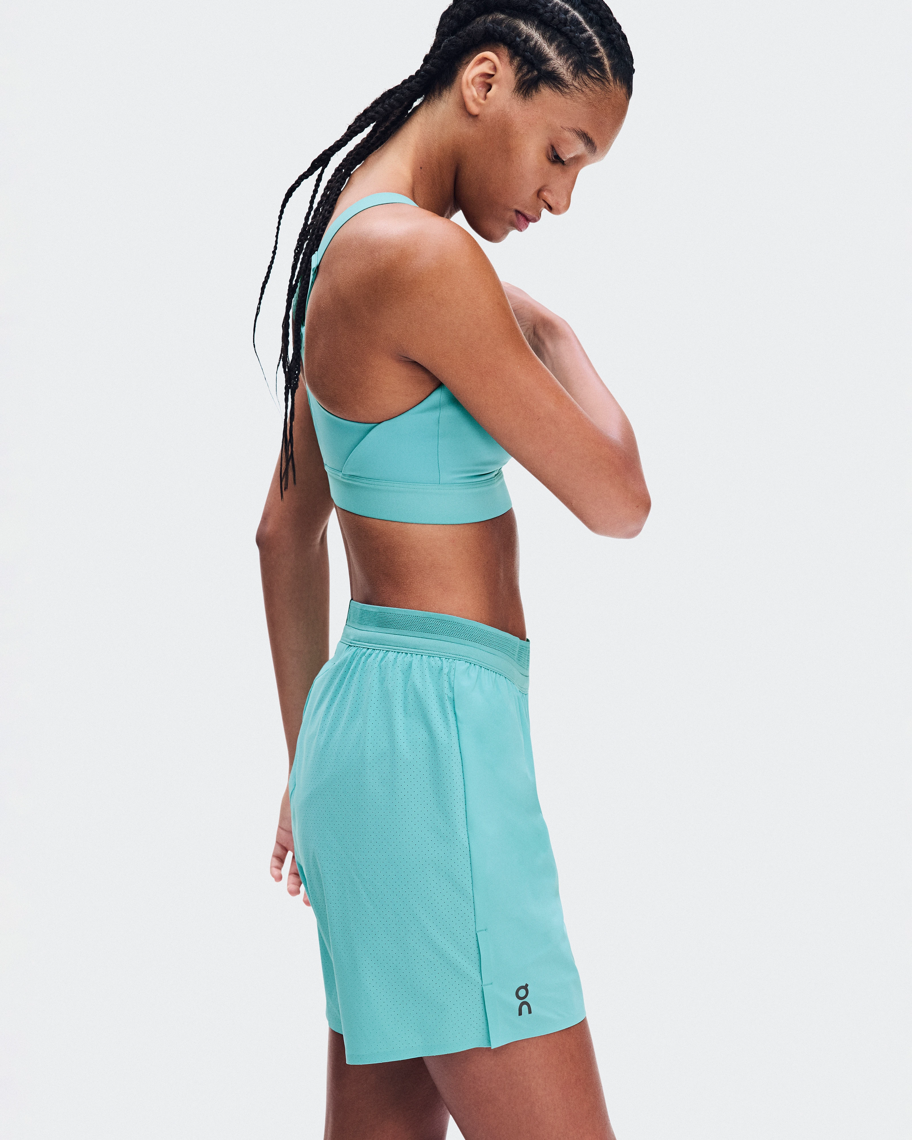 On 5" Performance Shorts Aquamarine Femme Shorts