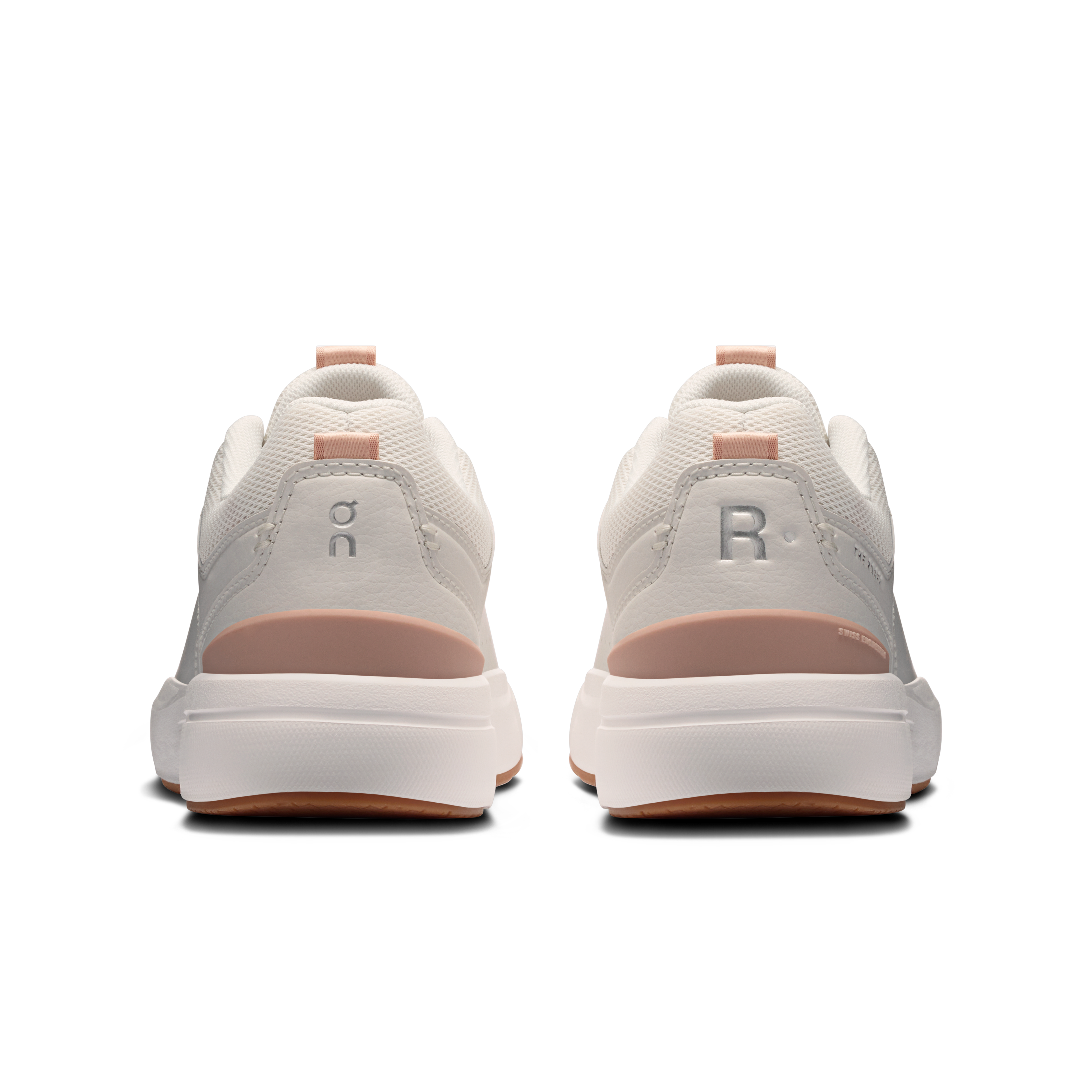 On THE ROGER Youth Ivory & Rosehip Ados Tennis Chaussures