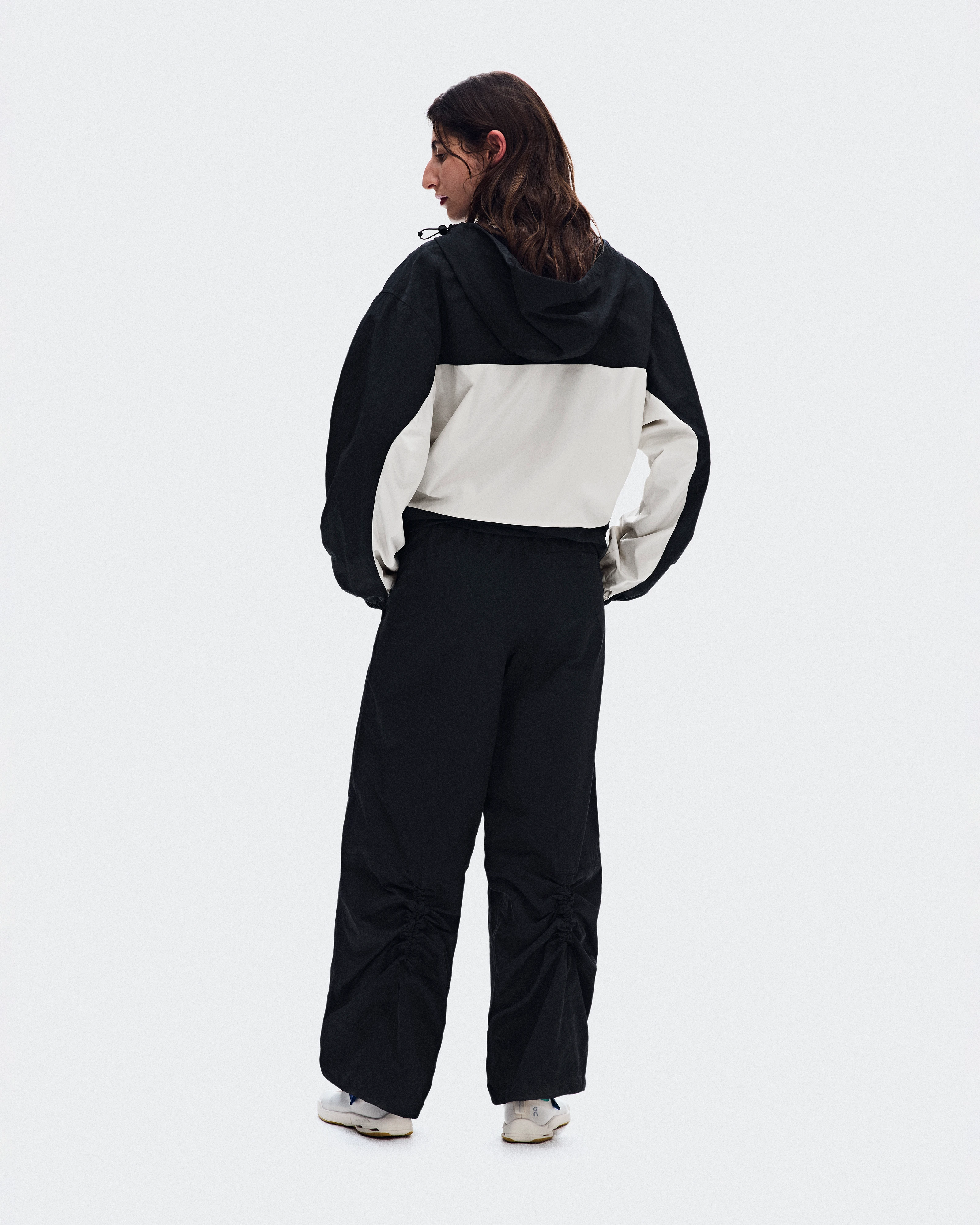 On Half-Zip Anorak Black Femme Vestes