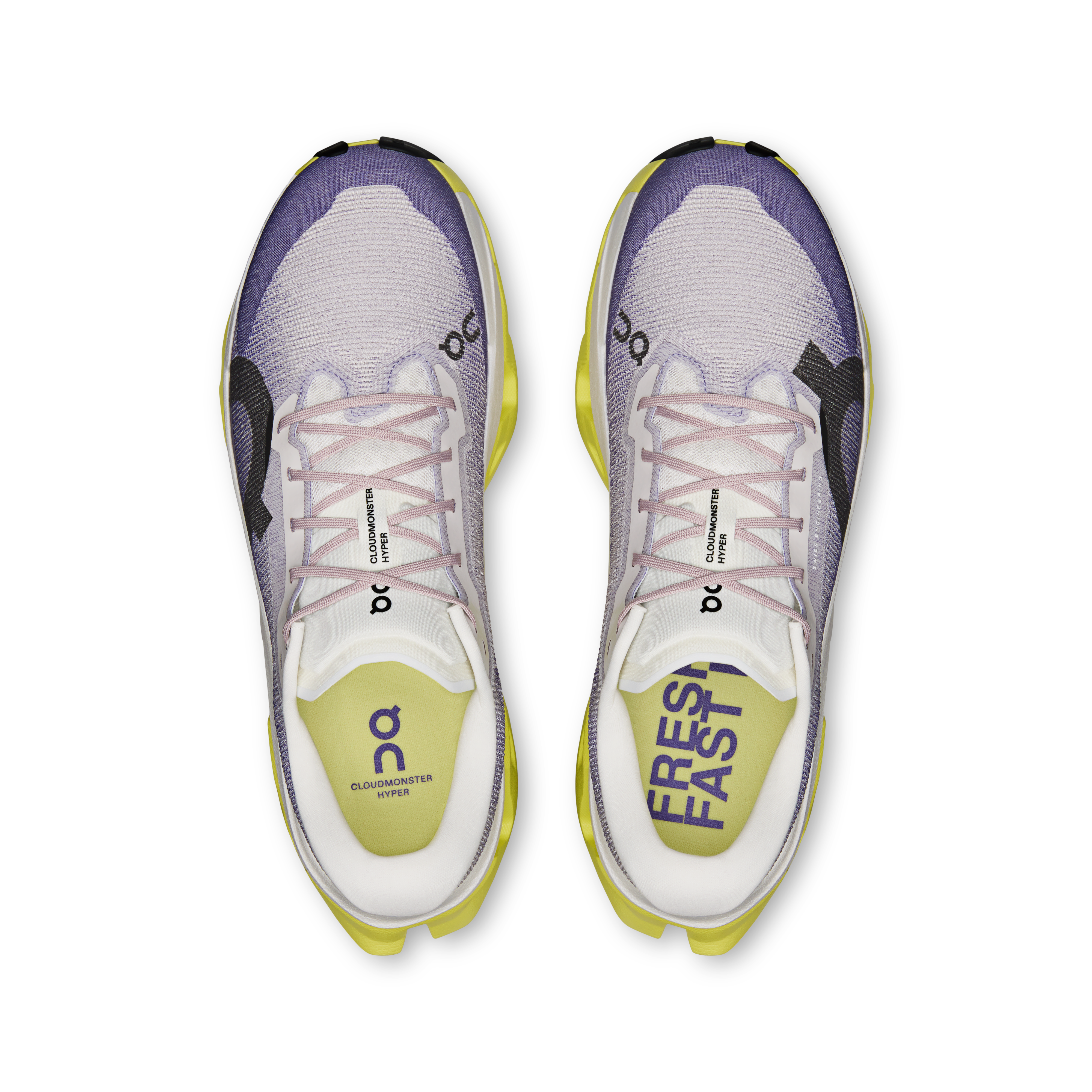 On Cloudmonster 3 Hyper Lily & Limelight Homme Running sur route Chaussures
