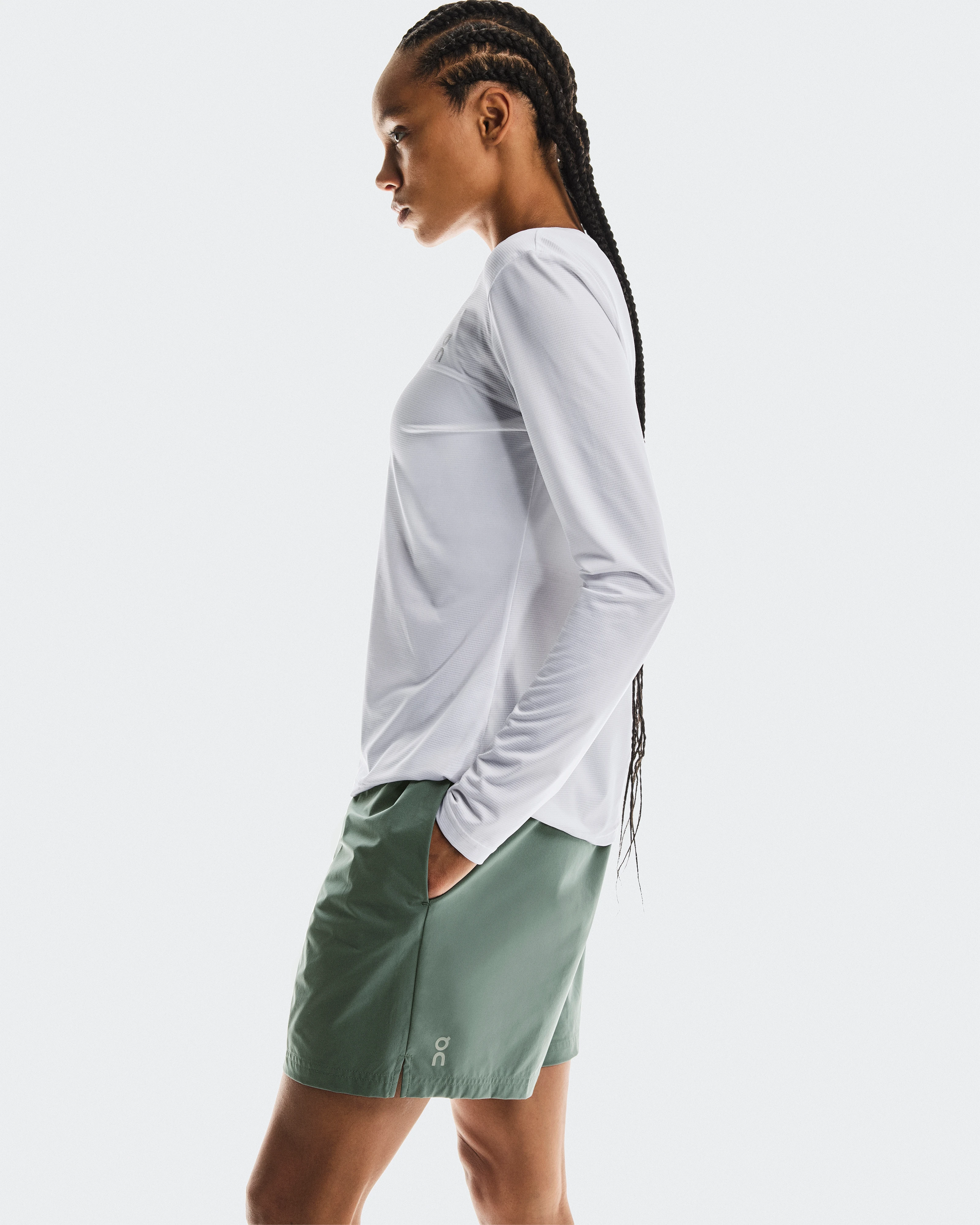 On 5" Core Shorts Olive Femme Shorts