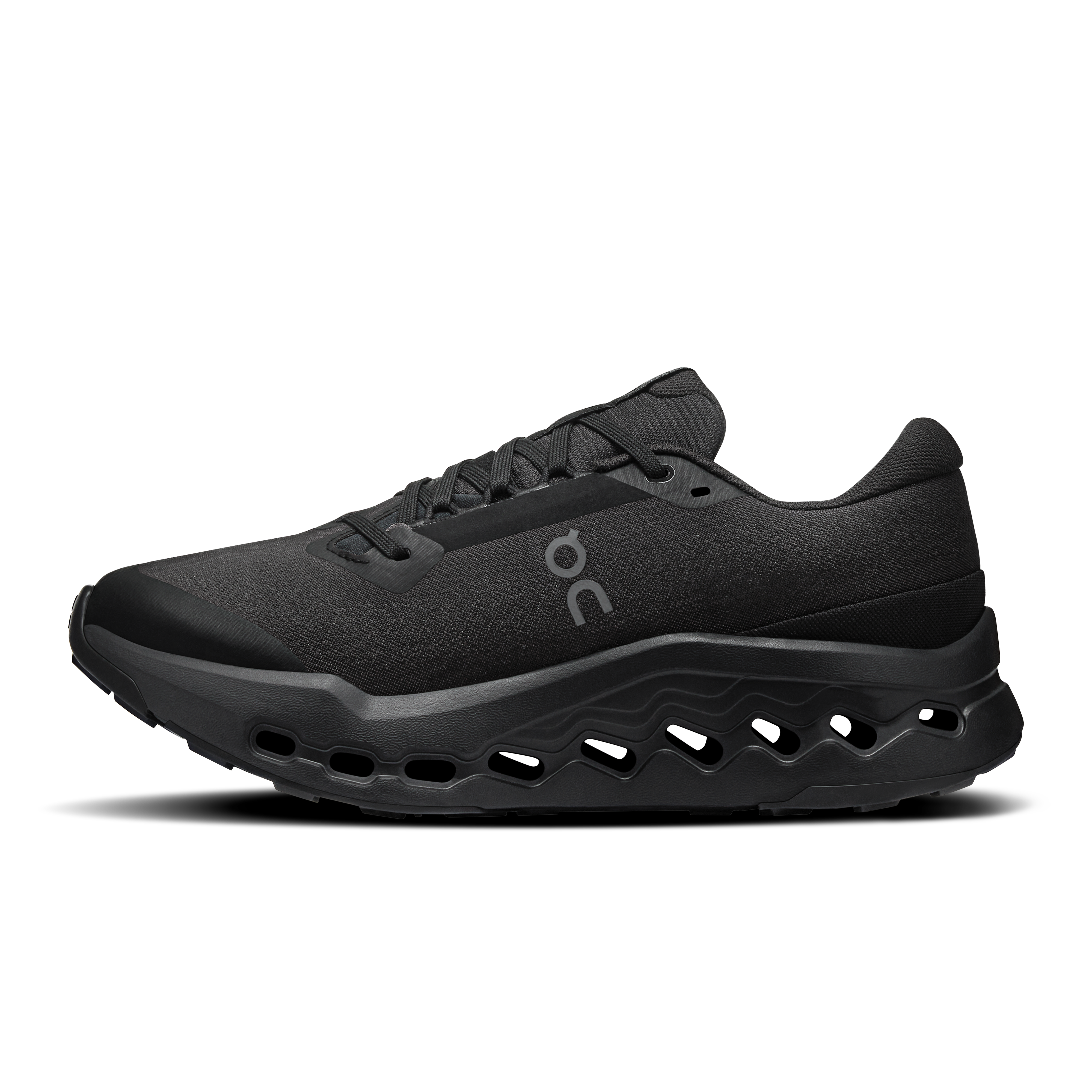 On Cloudsurfer Trail 2 Waterproof Black & Black Femme Running de trail Chaussures