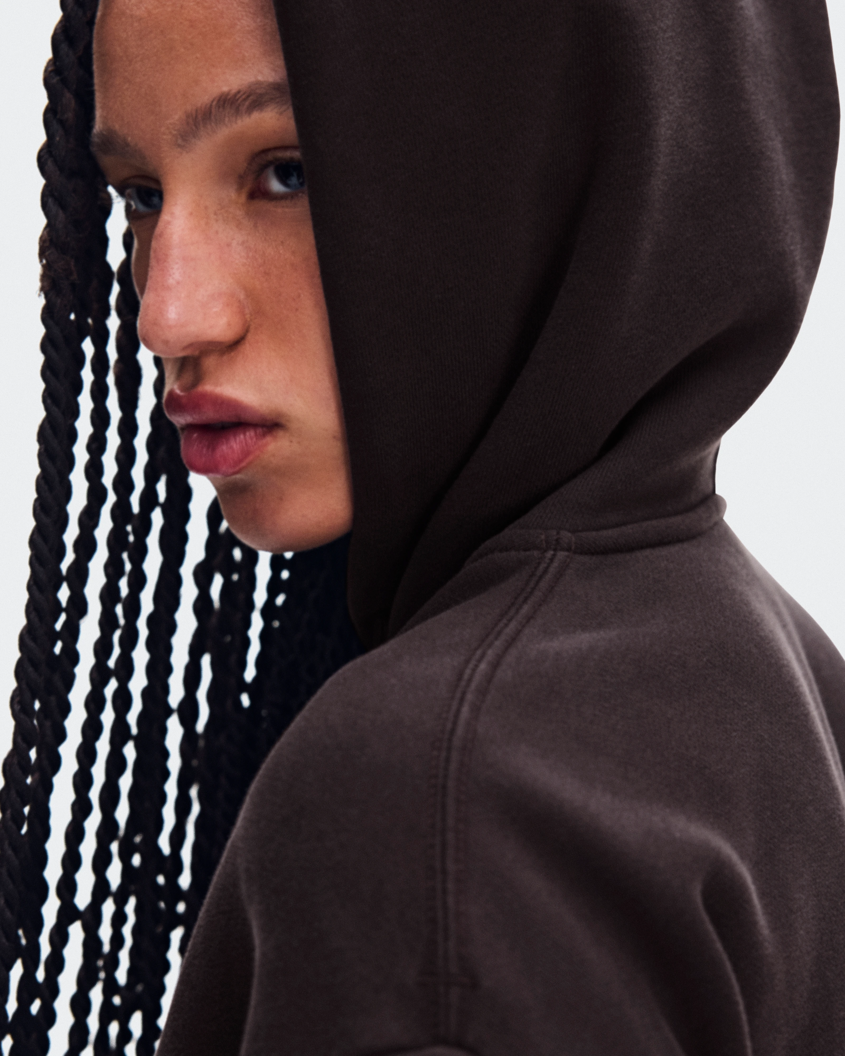 On Club Collective Full Zip Hoodie FKA Espresso Femme Sweats à capuche et sweats