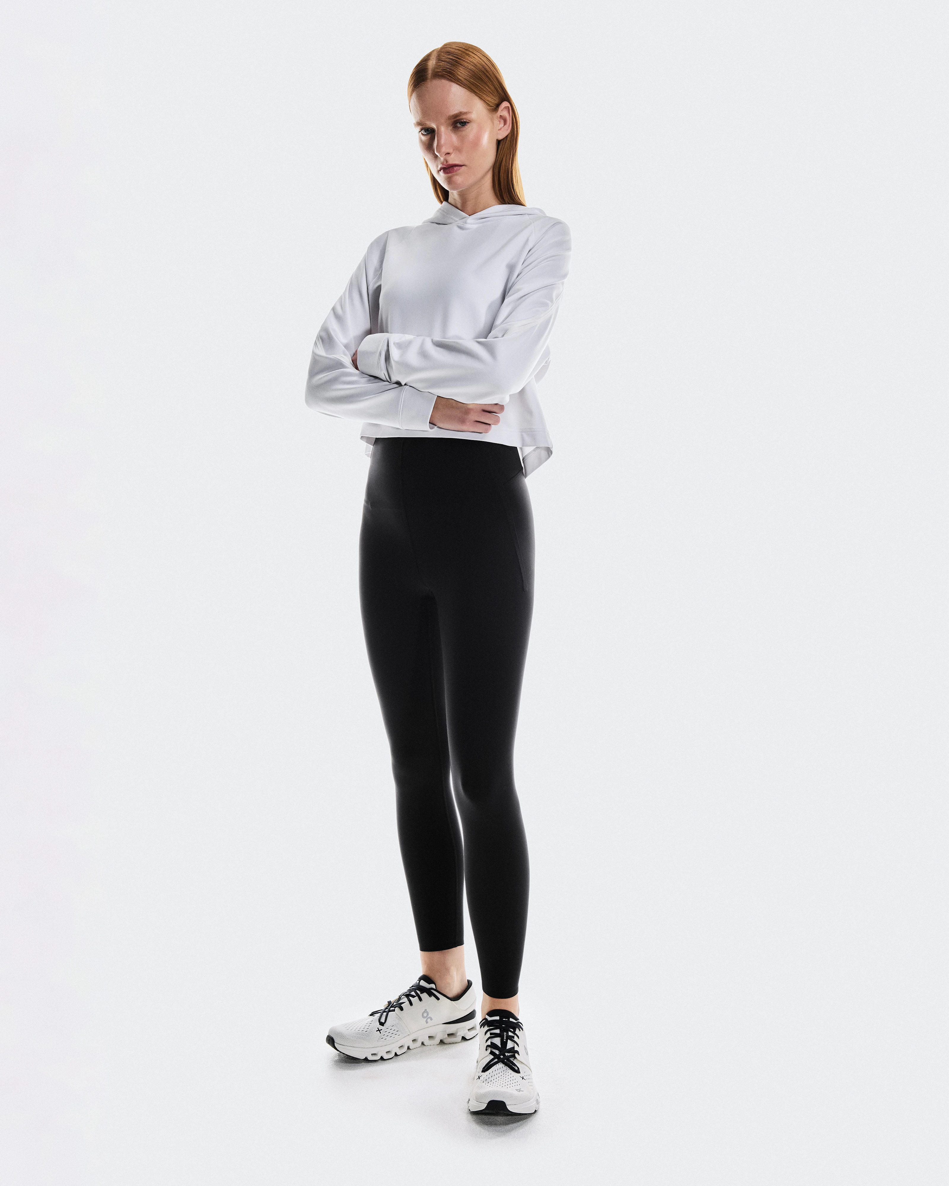 On Train Tights 7/8 Black Femme Leggings